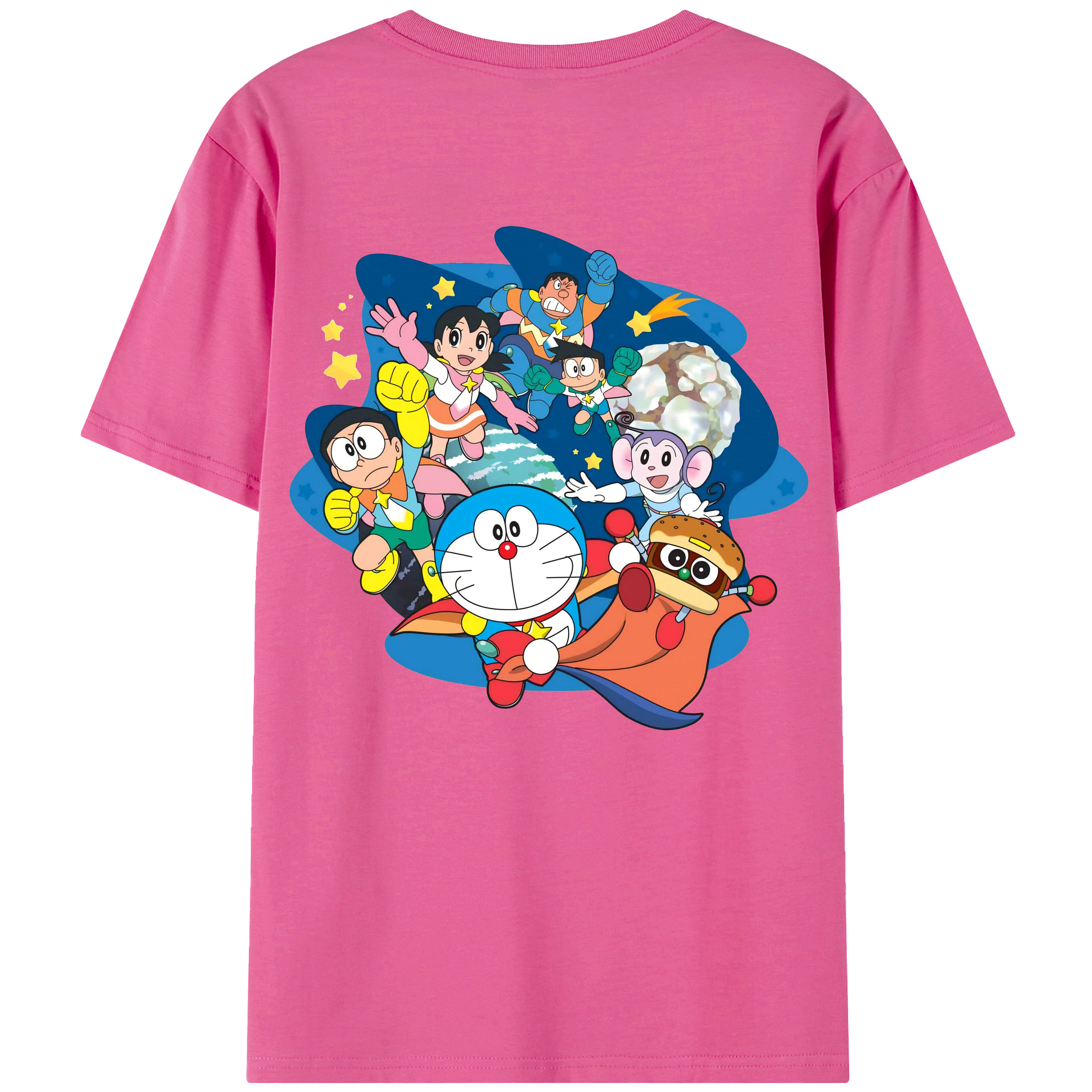（画像用） ドラえもん Doraemon レディース半袖Tシャツ(バックプリント)
