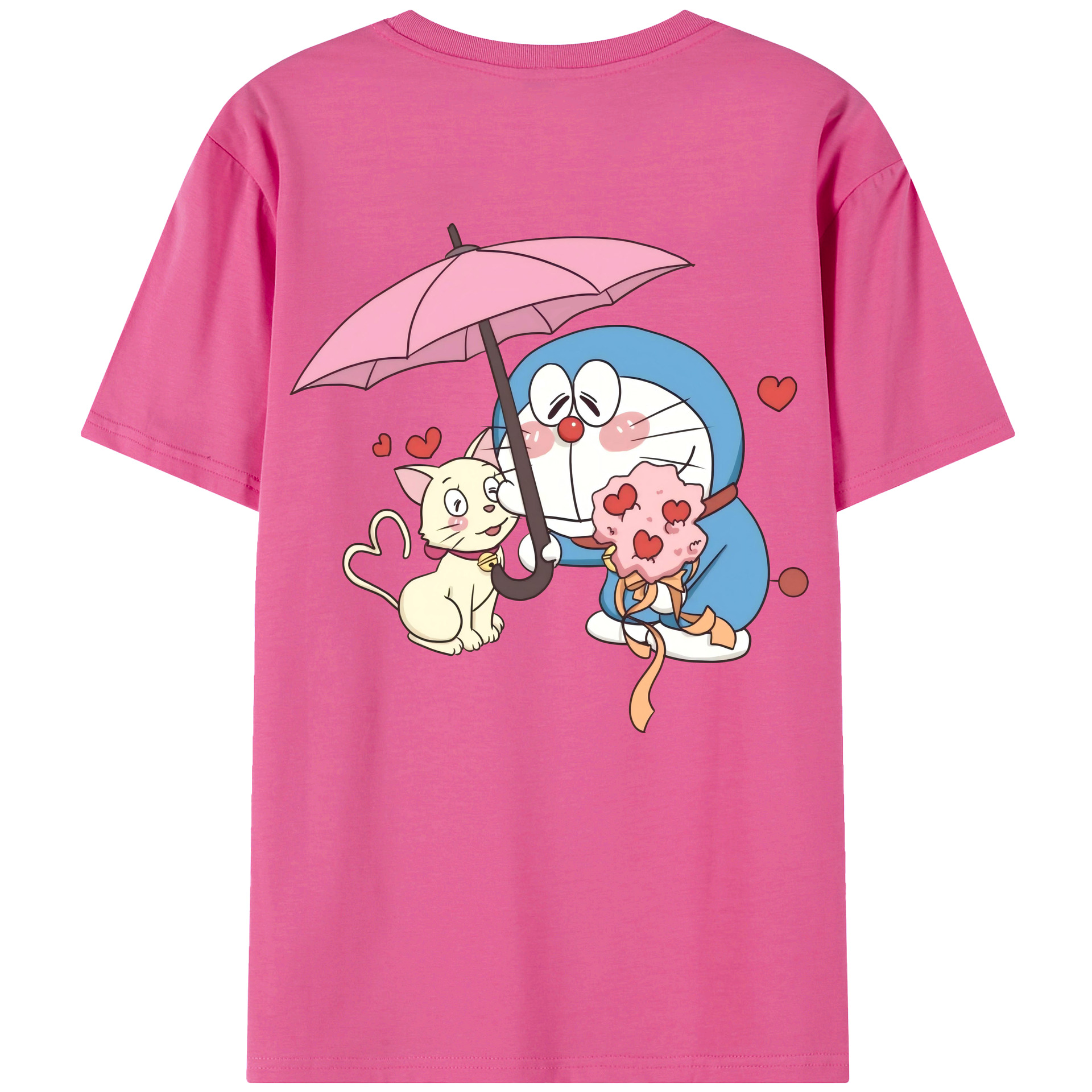 （画像用） ドラえもん Doraemon レディース半袖Tシャツ(バックプリント)