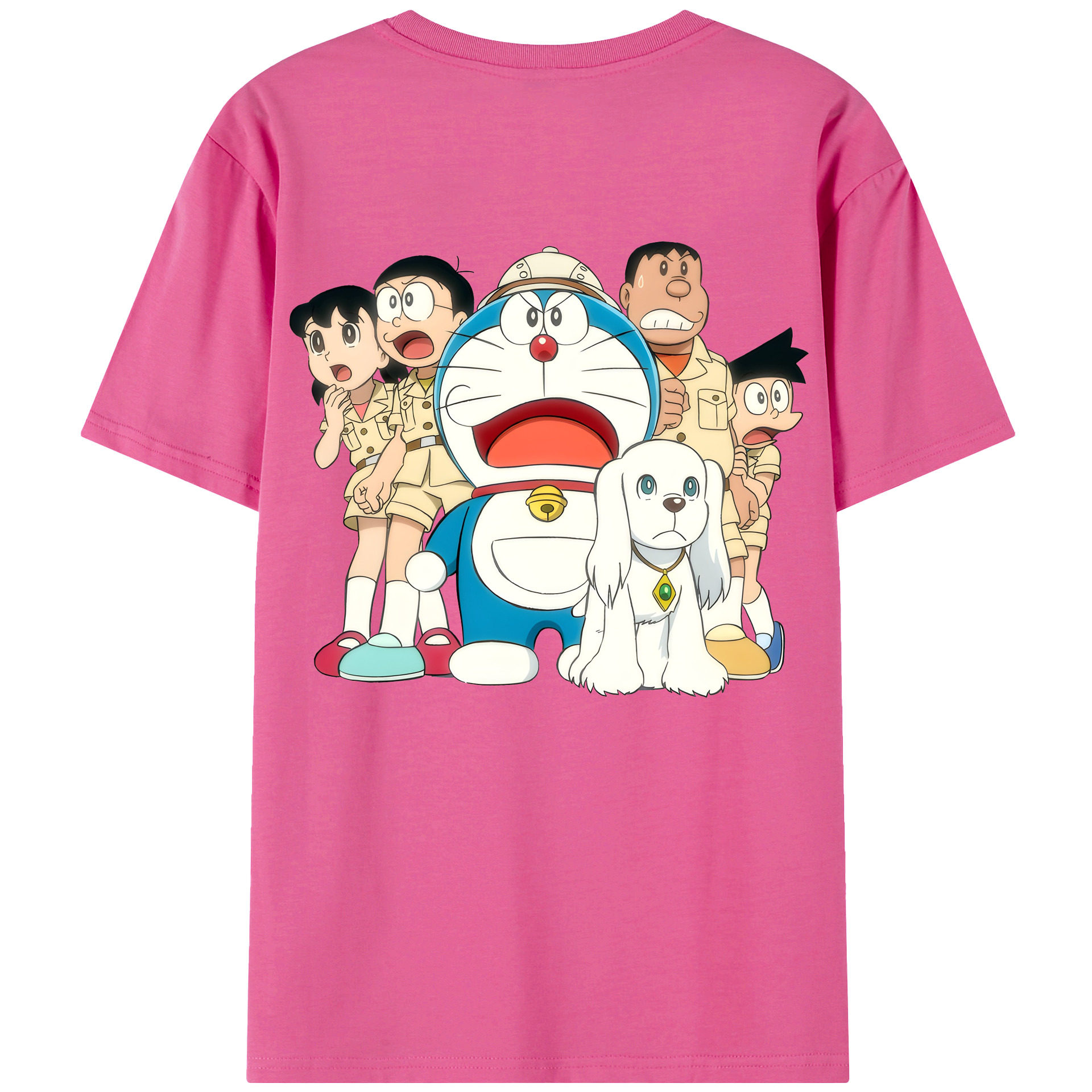 （画像用） ドラえもん Doraemon レディース半袖Tシャツ(バックプリント)