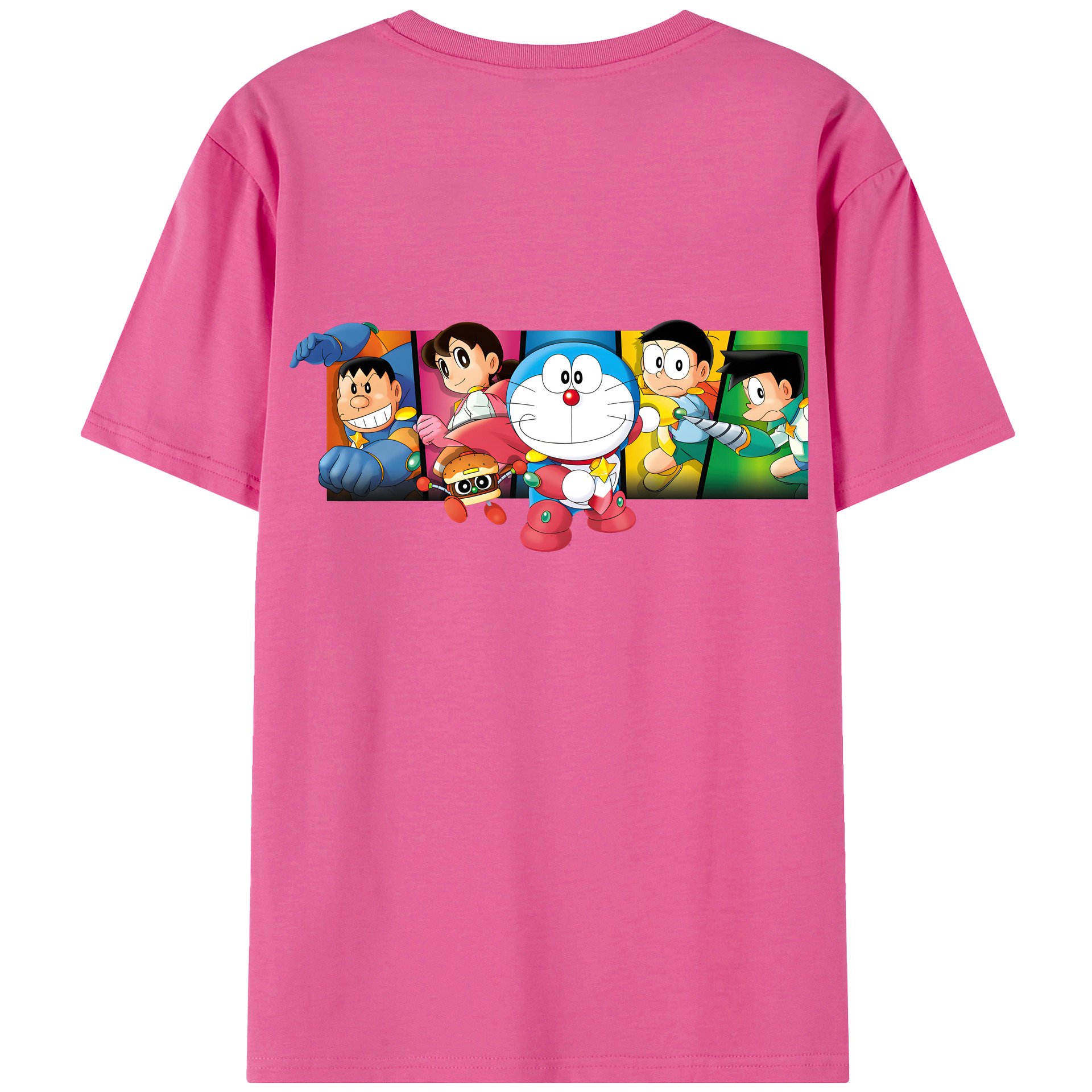 （画像用） ドラえもん Doraemon レディース半袖Tシャツ(バックプリント)