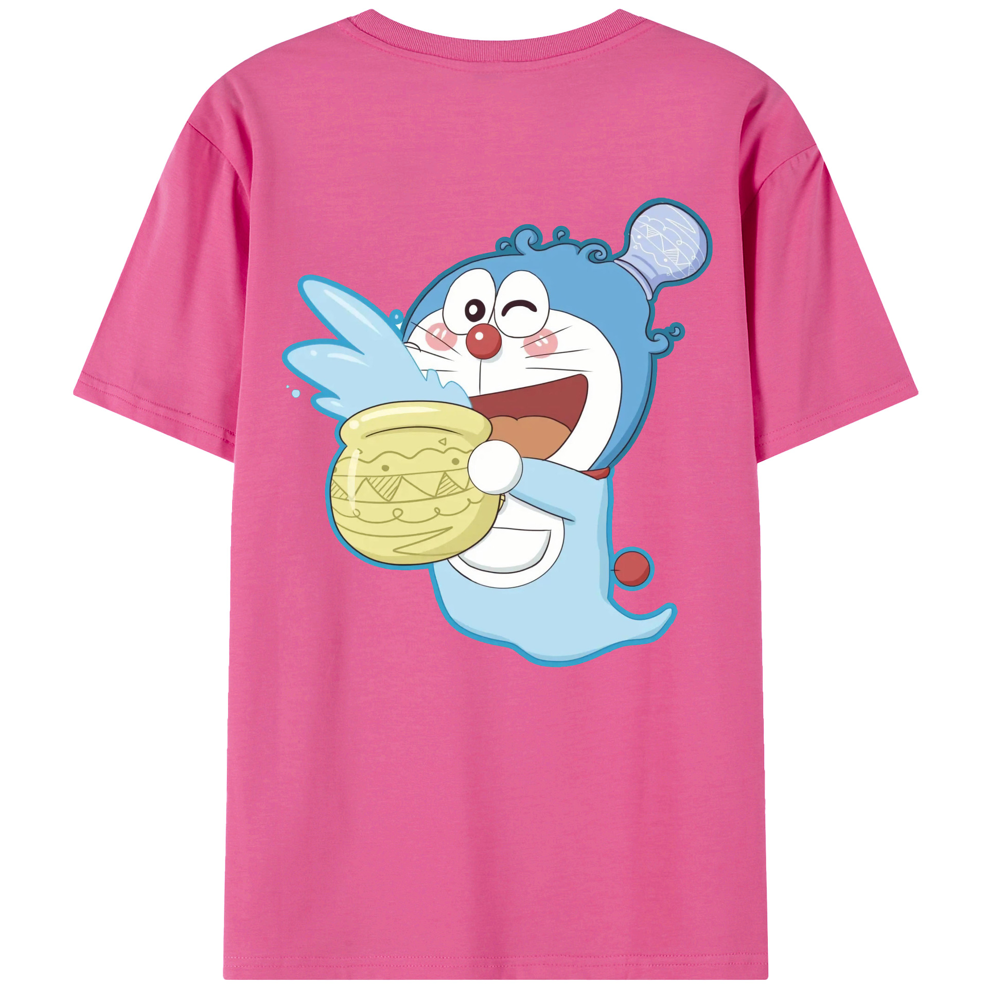 （画像用） ドラえもん Doraemon レディース半袖Tシャツ(バックプリント)