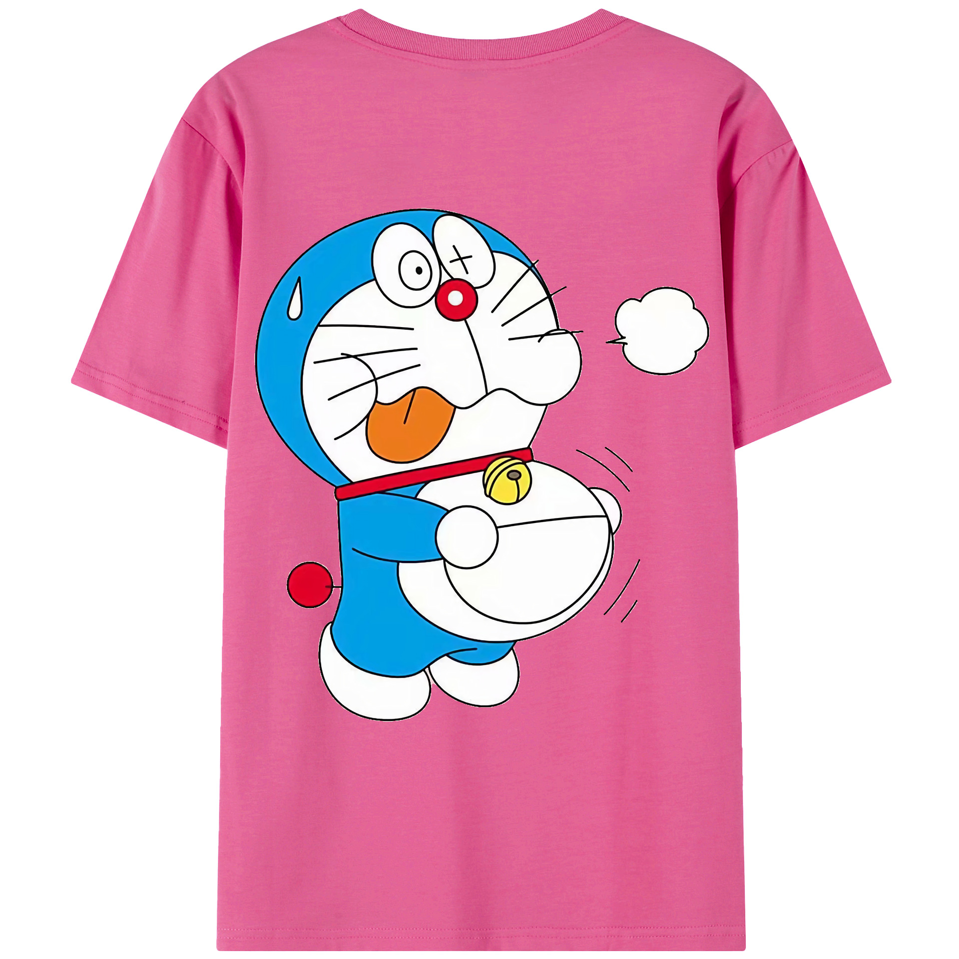 （画像用） ドラえもん Doraemon レディース半袖Tシャツ(バックプリント)