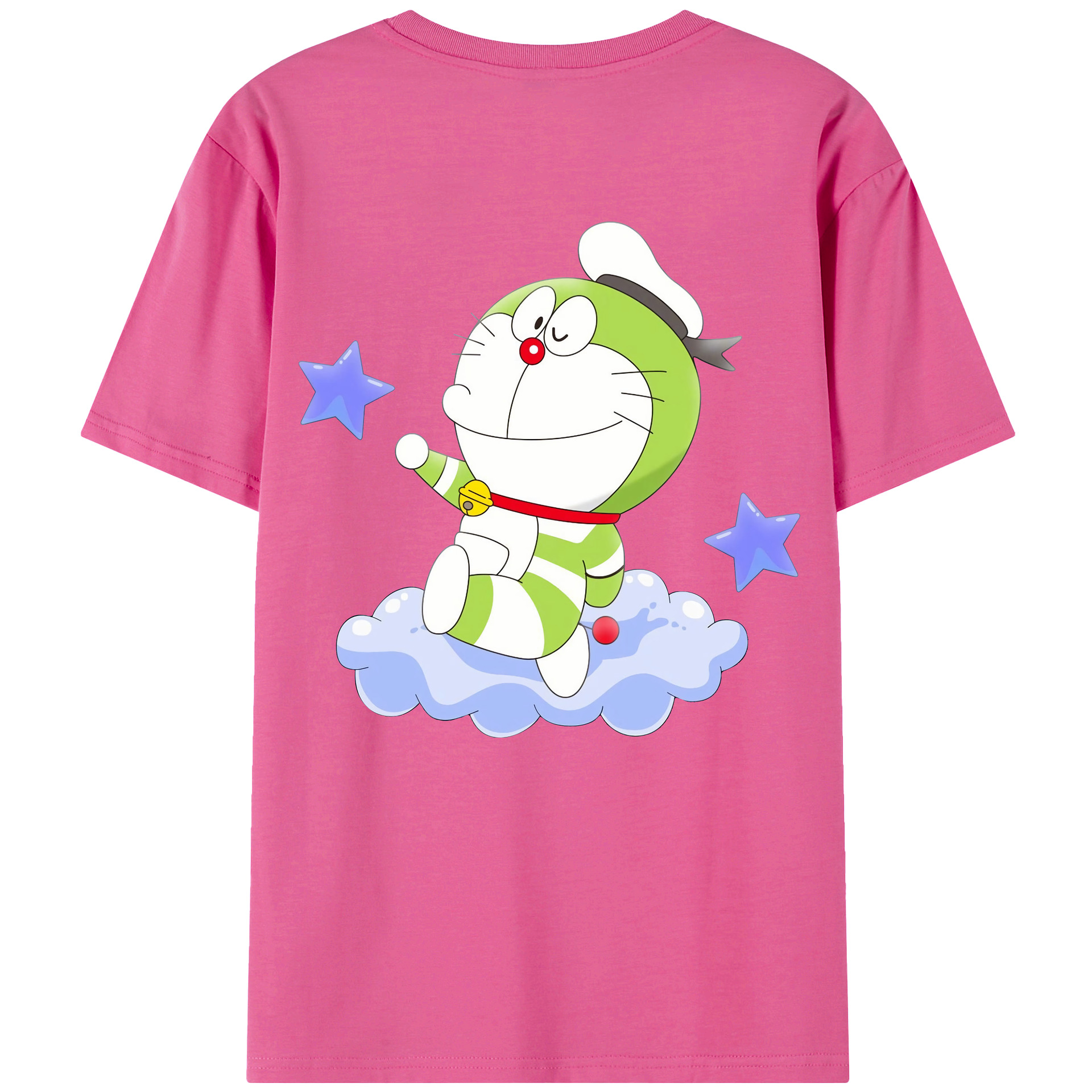 （画像用） ドラえもん Doraemon レディース半袖Tシャツ(バックプリント)