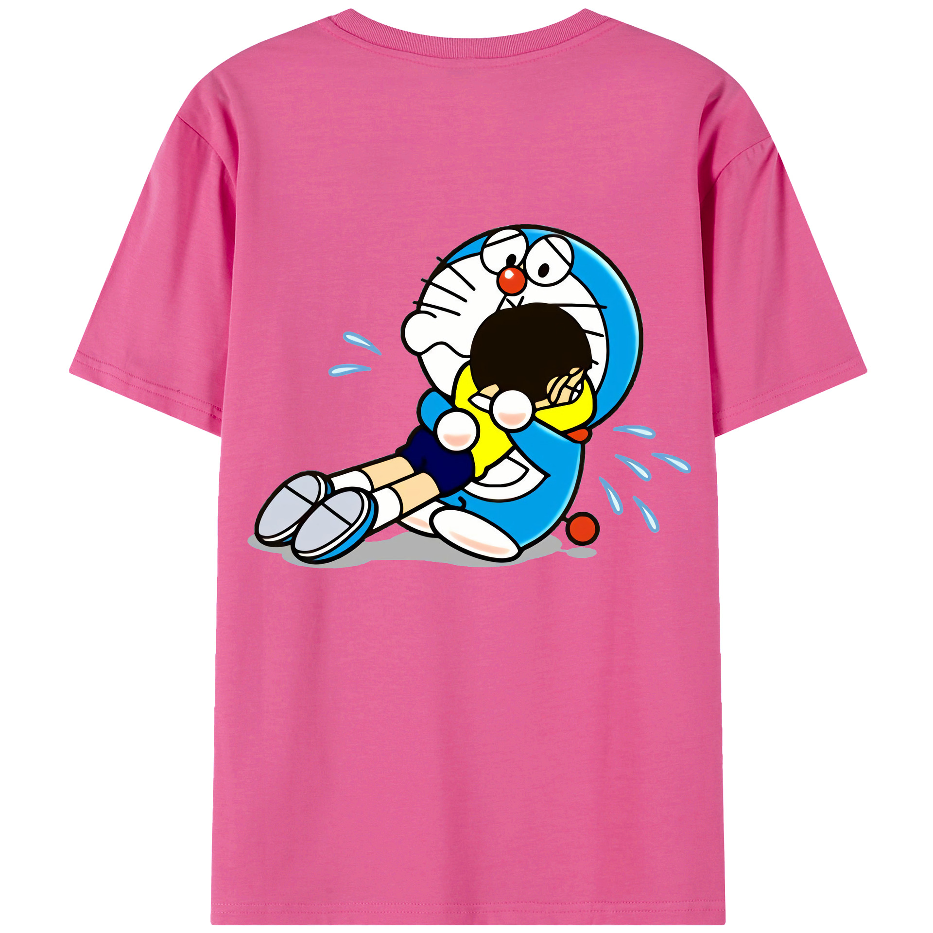 （画像用） ドラえもん Doraemon レディース半袖Tシャツ(バックプリント)