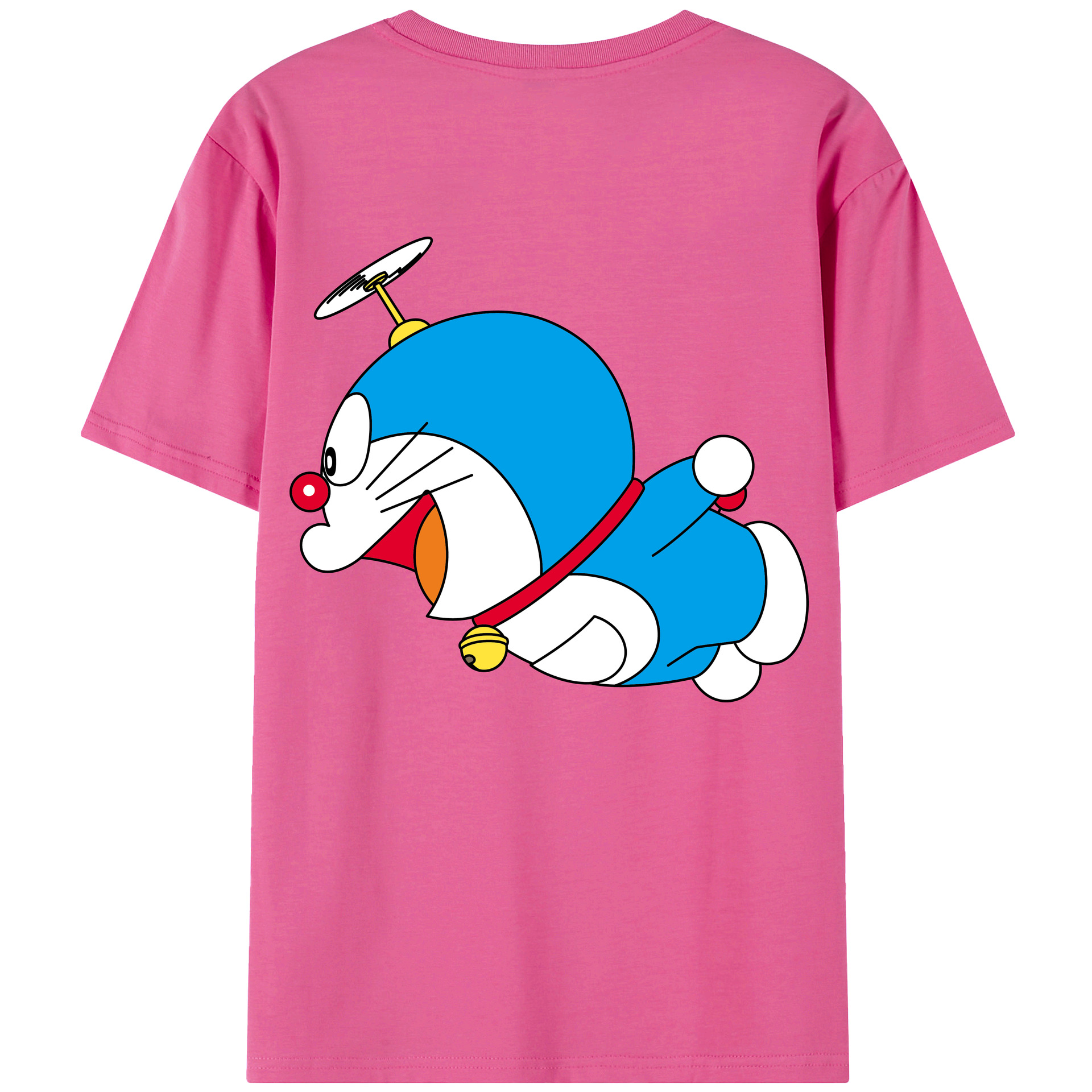 （画像用） ドラえもん Doraemon レディース半袖Tシャツ(バックプリント)
