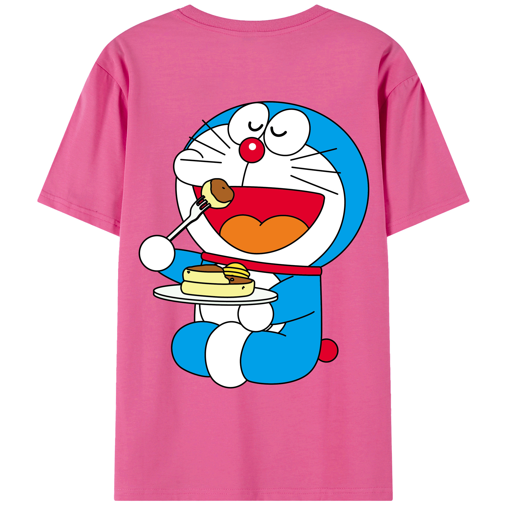 （画像用） ドラえもん Doraemon レディース半袖Tシャツ(バックプリント)