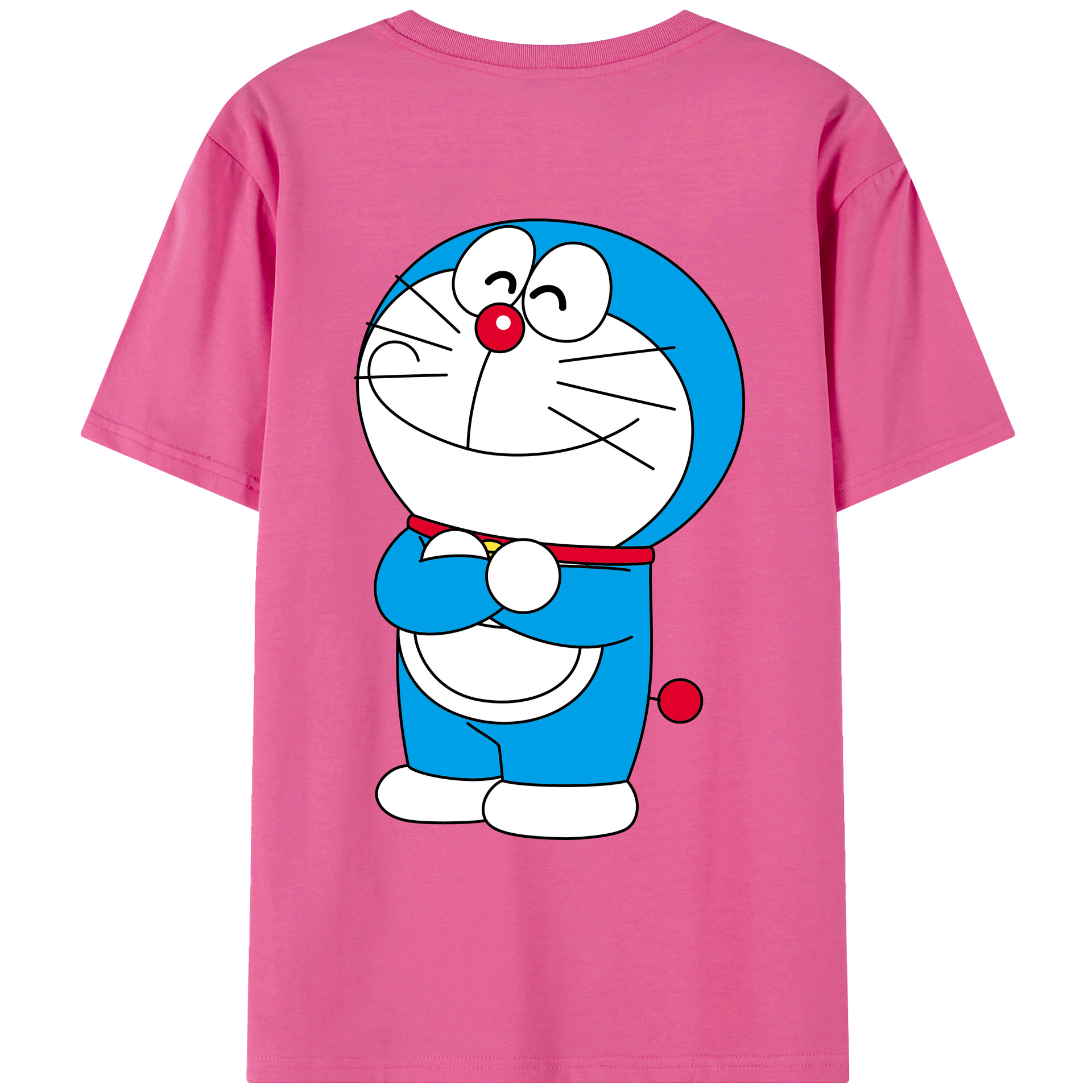 （画像用） ドラえもん Doraemon レディース半袖Tシャツ(バックプリント)