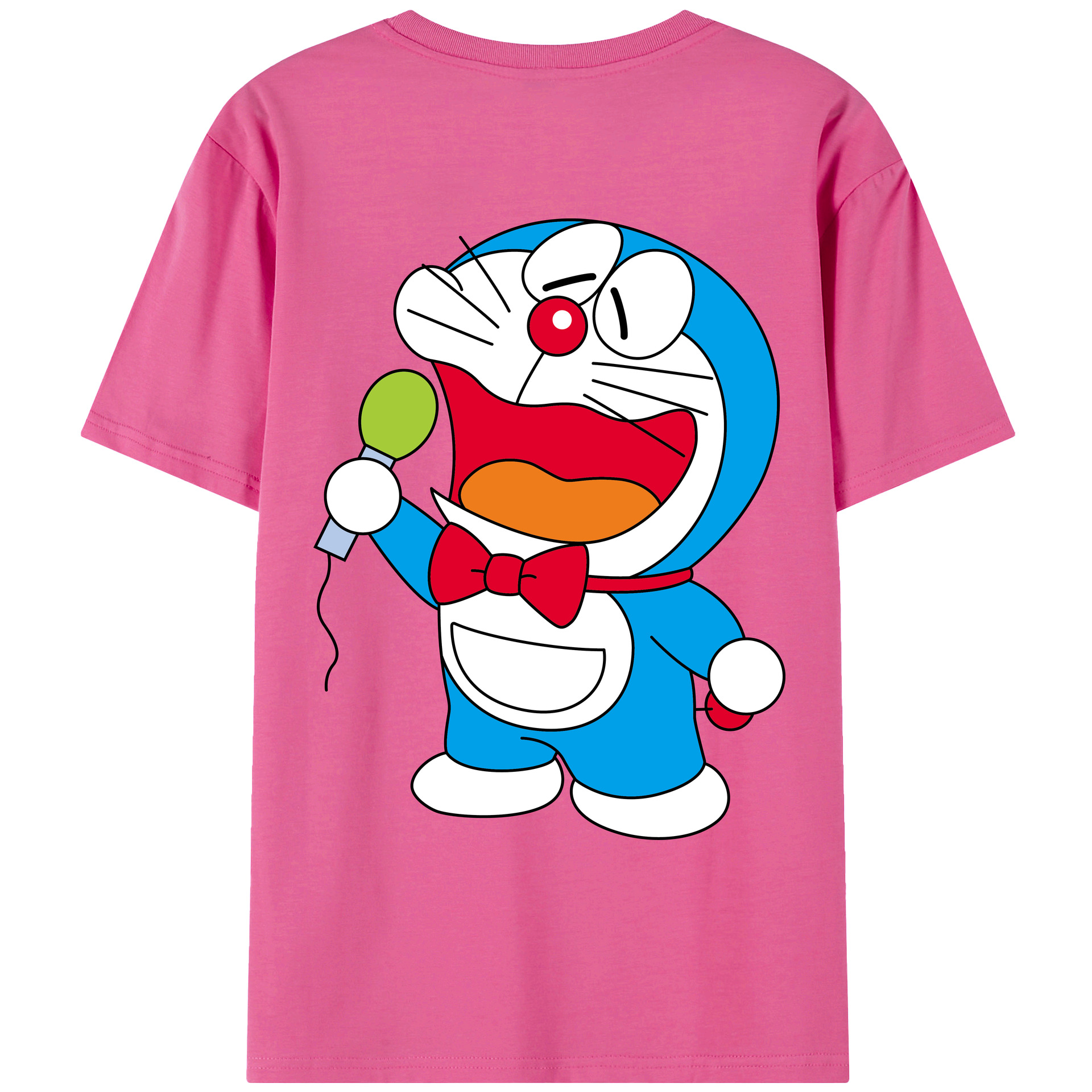 （画像用） ドラえもん Doraemon レディース半袖Tシャツ(バックプリント)