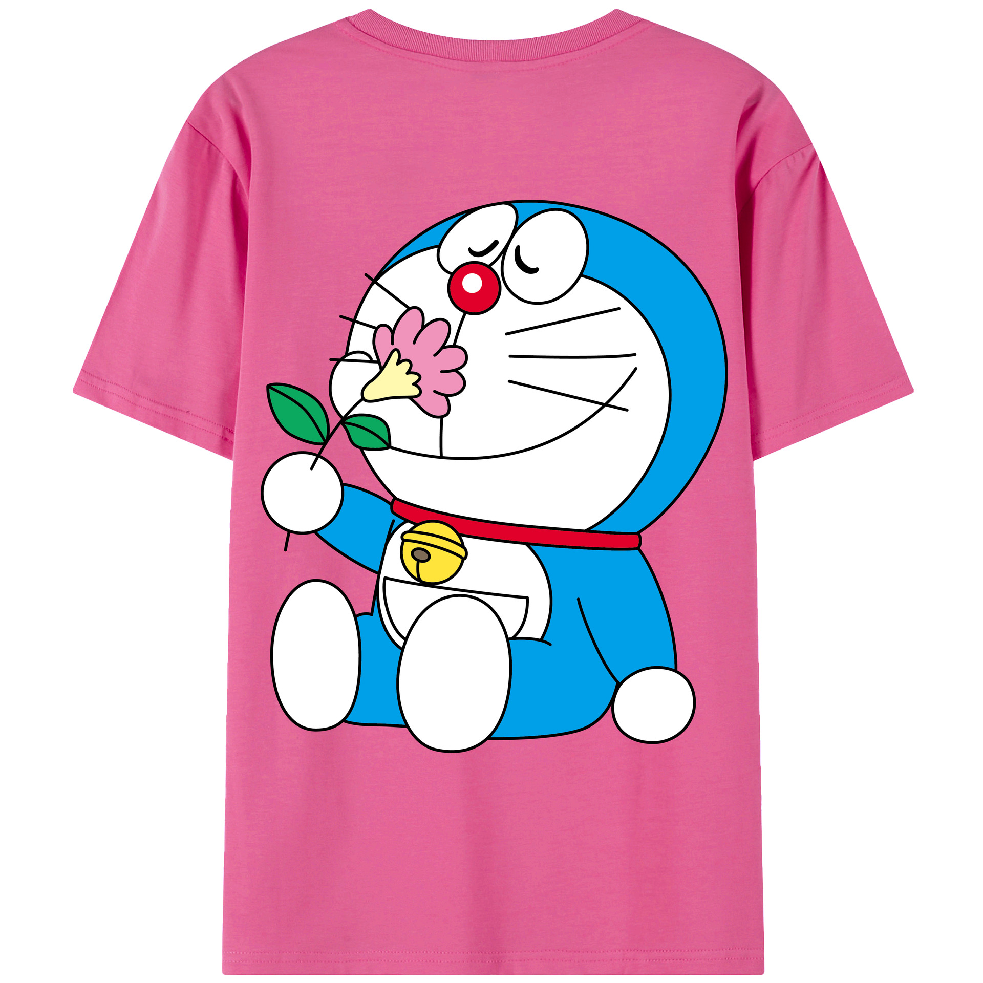 （画像用） ドラえもん Doraemon レディース半袖Tシャツ(バックプリント)