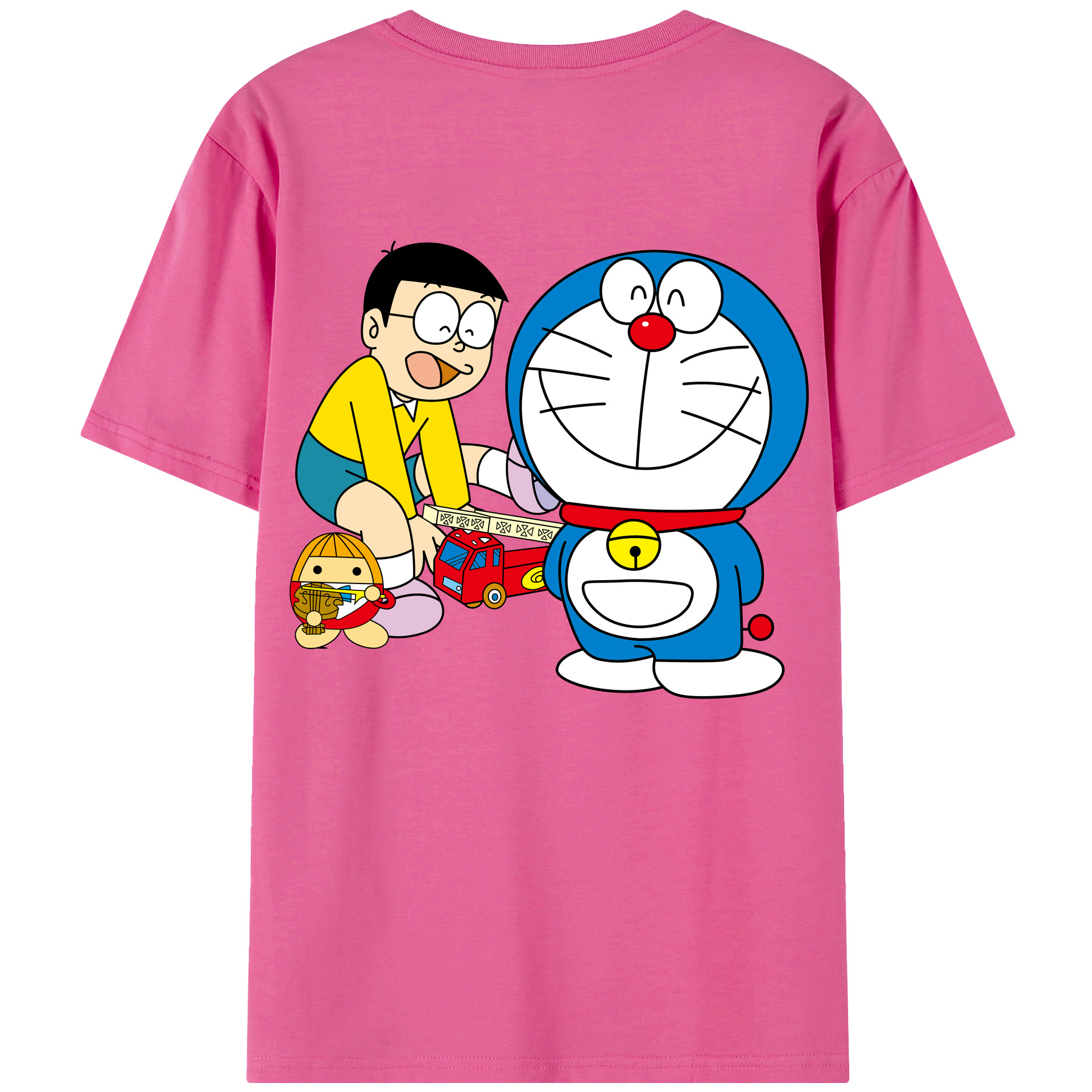 （画像用） ドラえもん Doraemon レディース半袖Tシャツ(バックプリント)