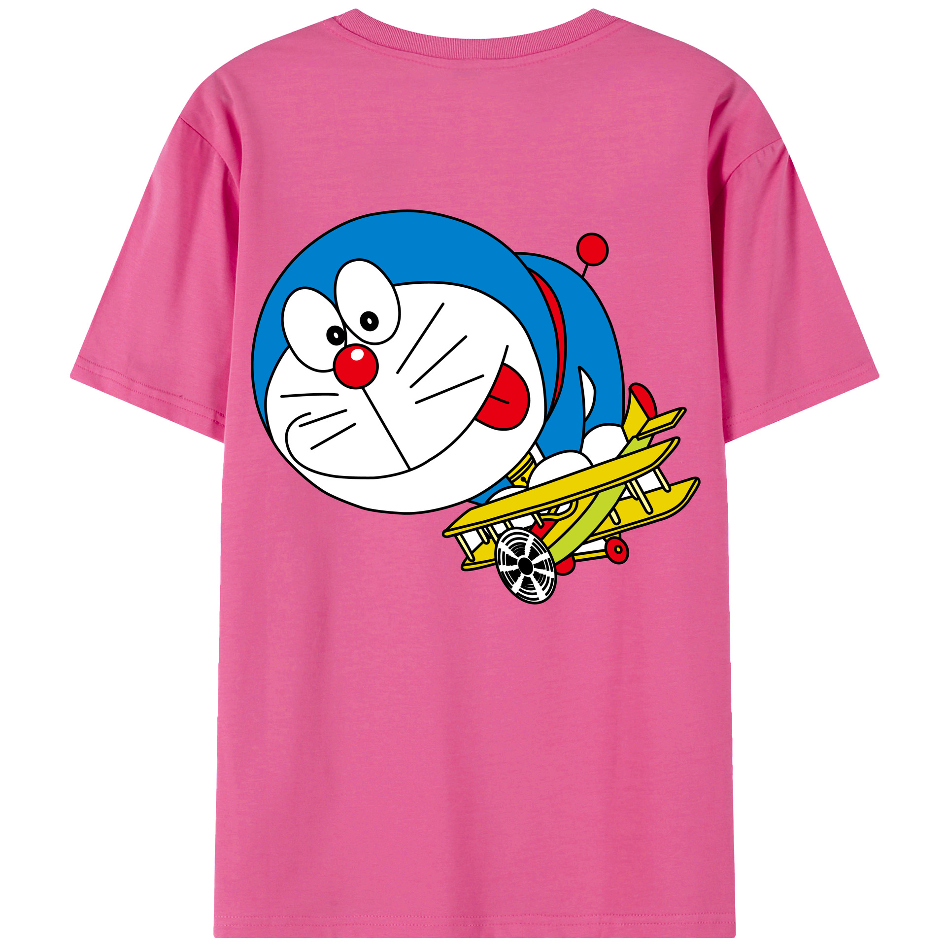 （画像用） ドラえもん Doraemon レディース半袖Tシャツ(バックプリント)