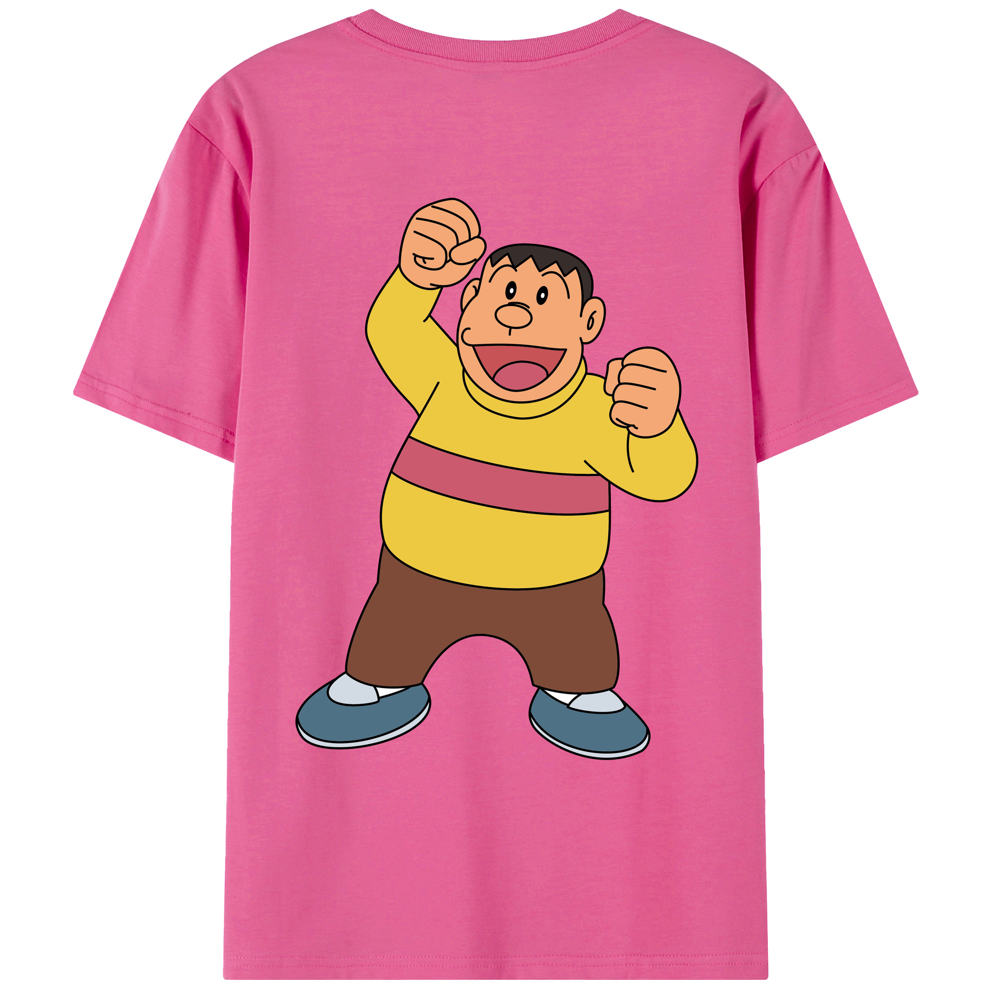 （画像用） ドラえもん 剛田武 Doraemon Gouta Takeshi レディース半袖Tシャツ(バックプリント)