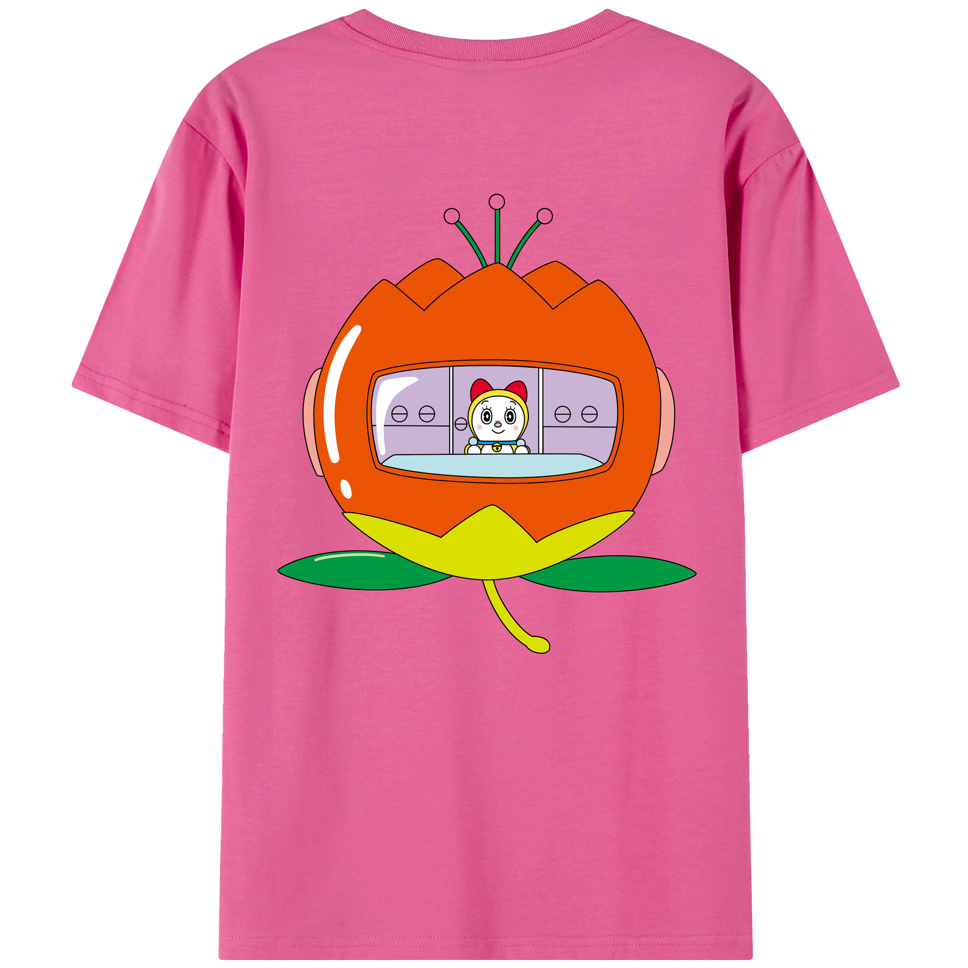 （画像用） ドラえもん ドラミ Doraemon Dorami レディース半袖Tシャツ(バックプリント)