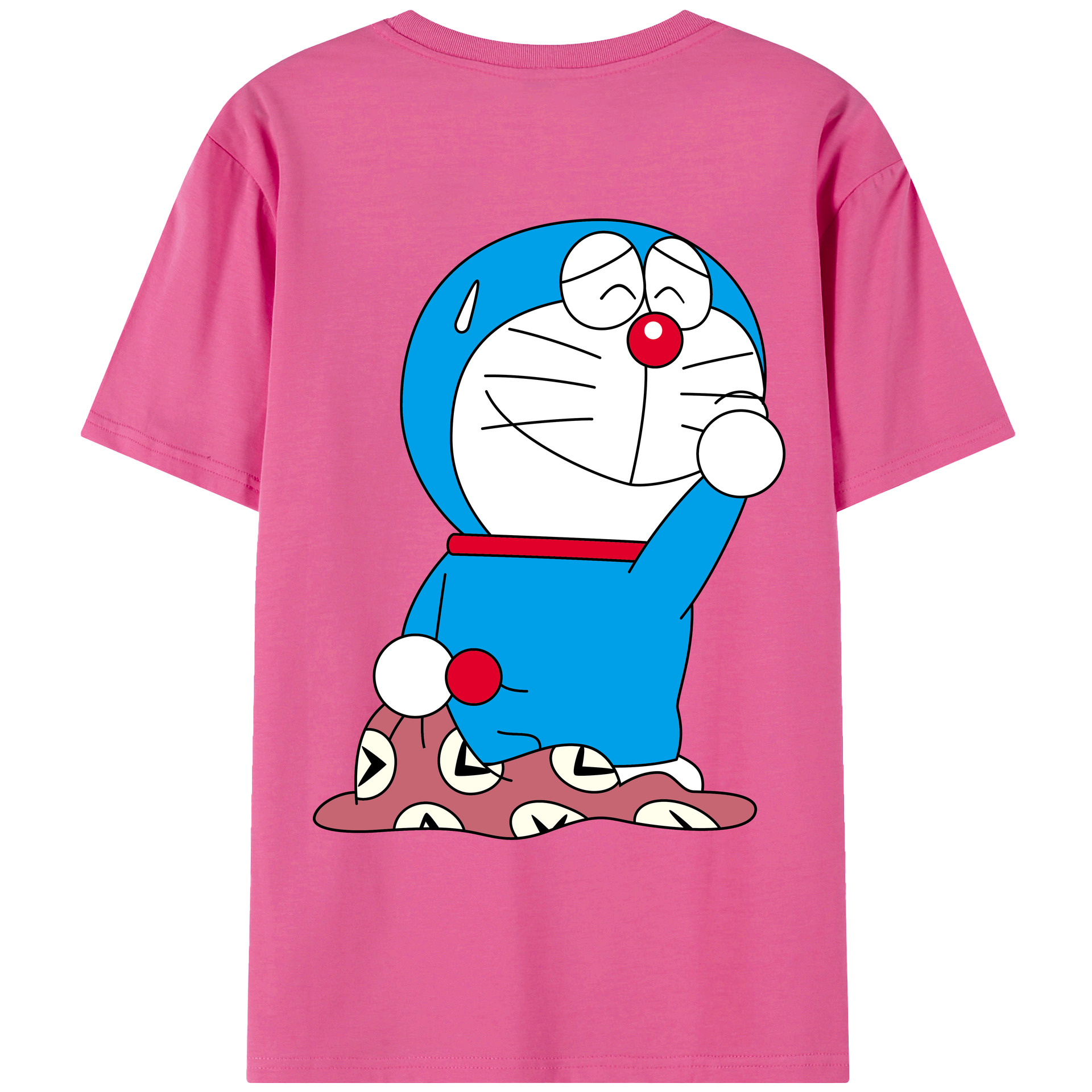 （画像用） ドラえもん Doraemon レディース半袖Tシャツ(バックプリント)