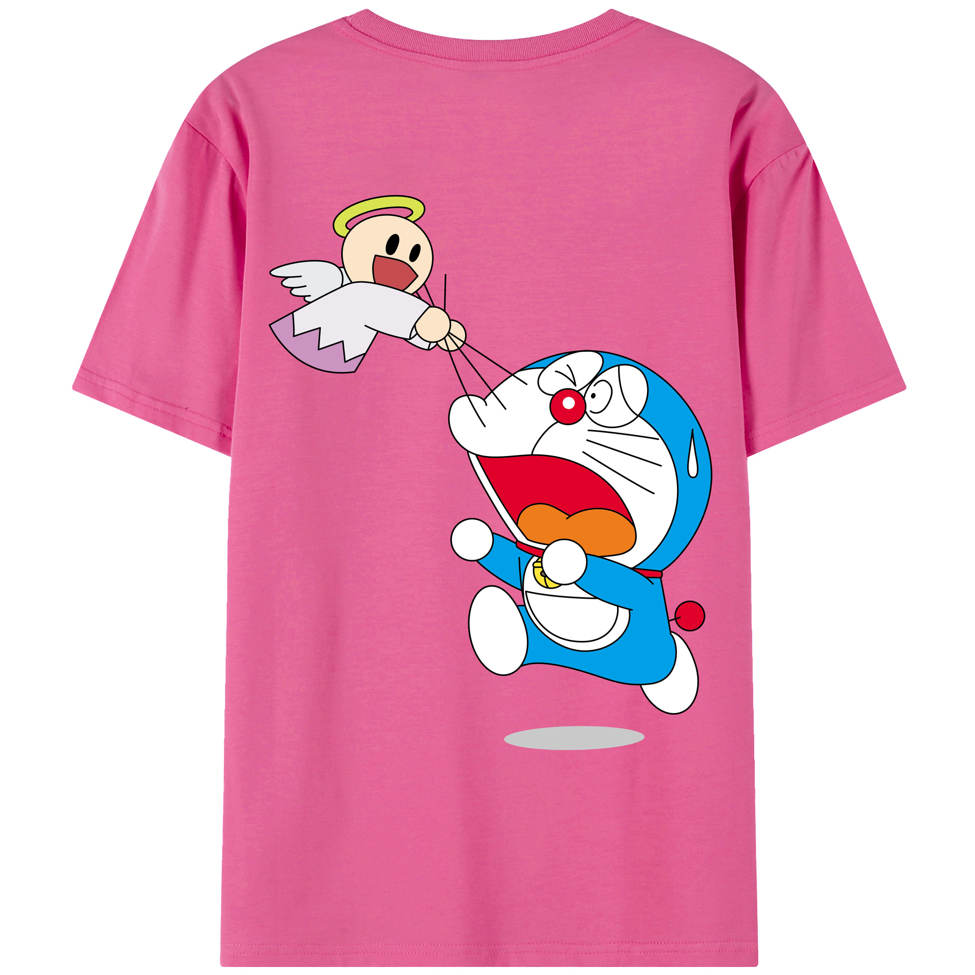 （画像用） ドラえもん Doraemon レディース半袖Tシャツ(バックプリント)