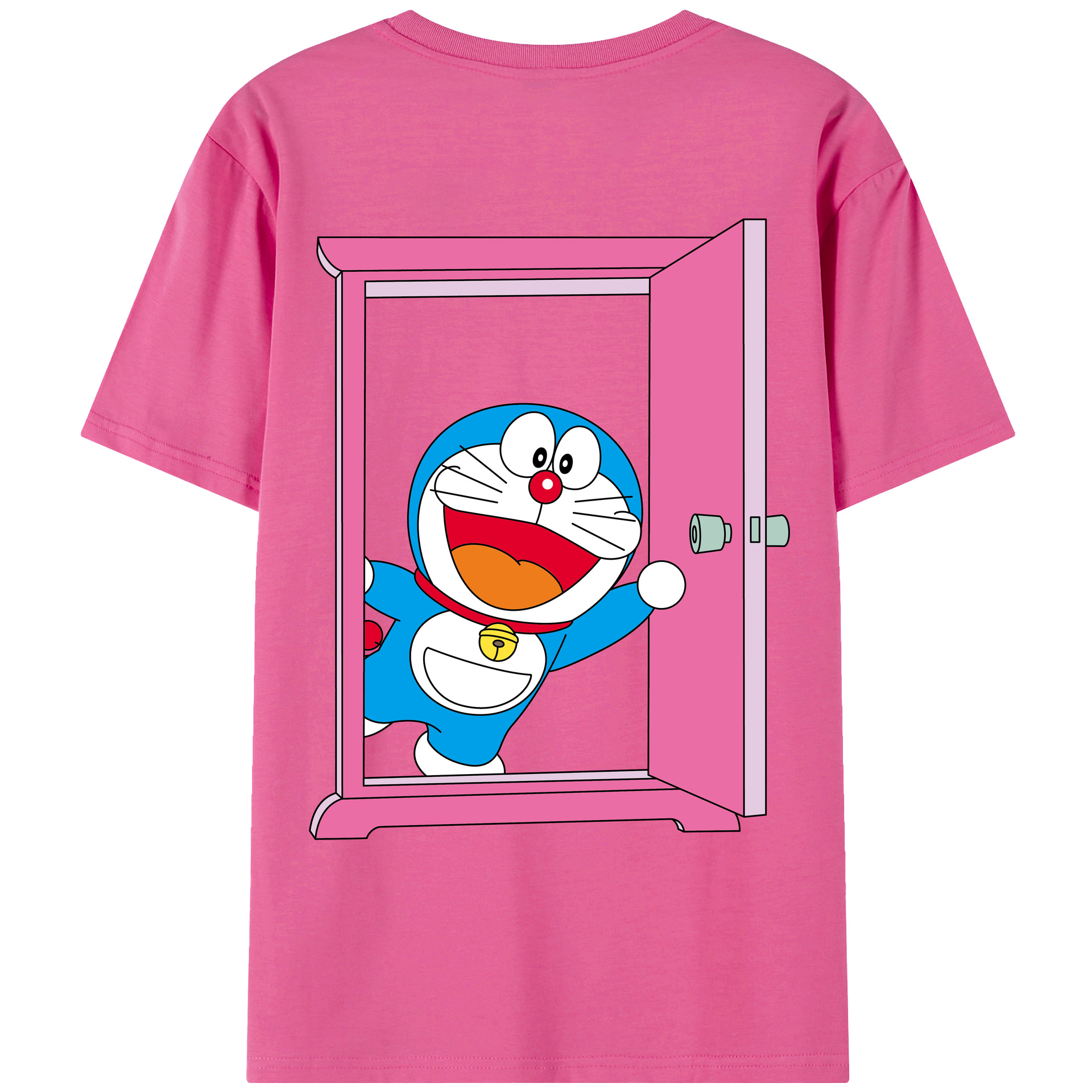 （画像用） ドラえもん Doraemon レディース半袖Tシャツ(バックプリント)