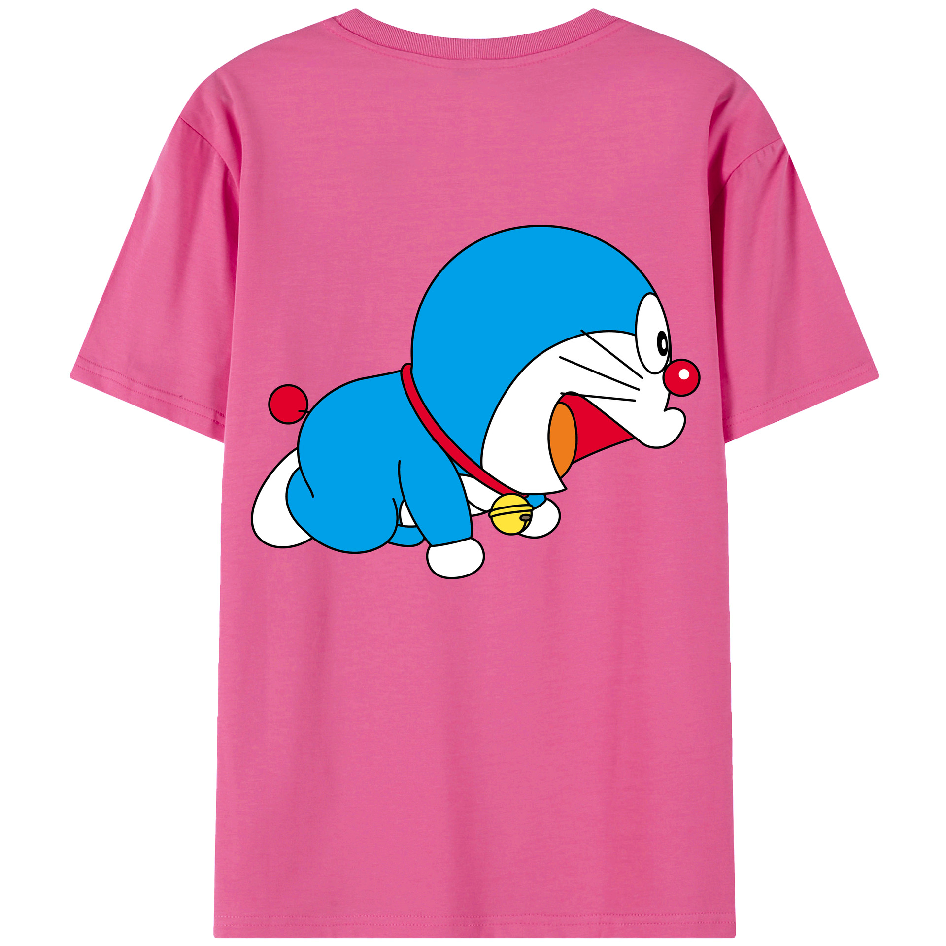 （画像用） ドラえもん Doraemon レディース半袖Tシャツ(バックプリント)
