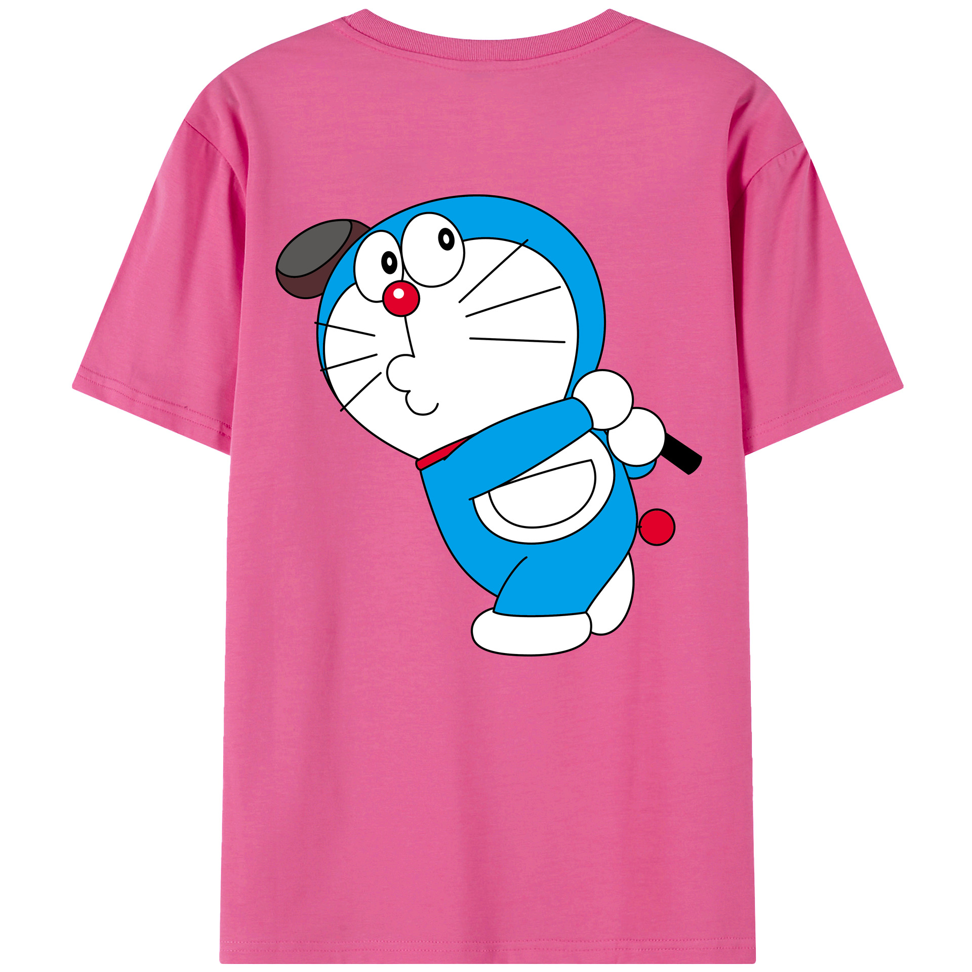 （画像用） ドラえもん Doraemon レディース半袖Tシャツ(バックプリント)