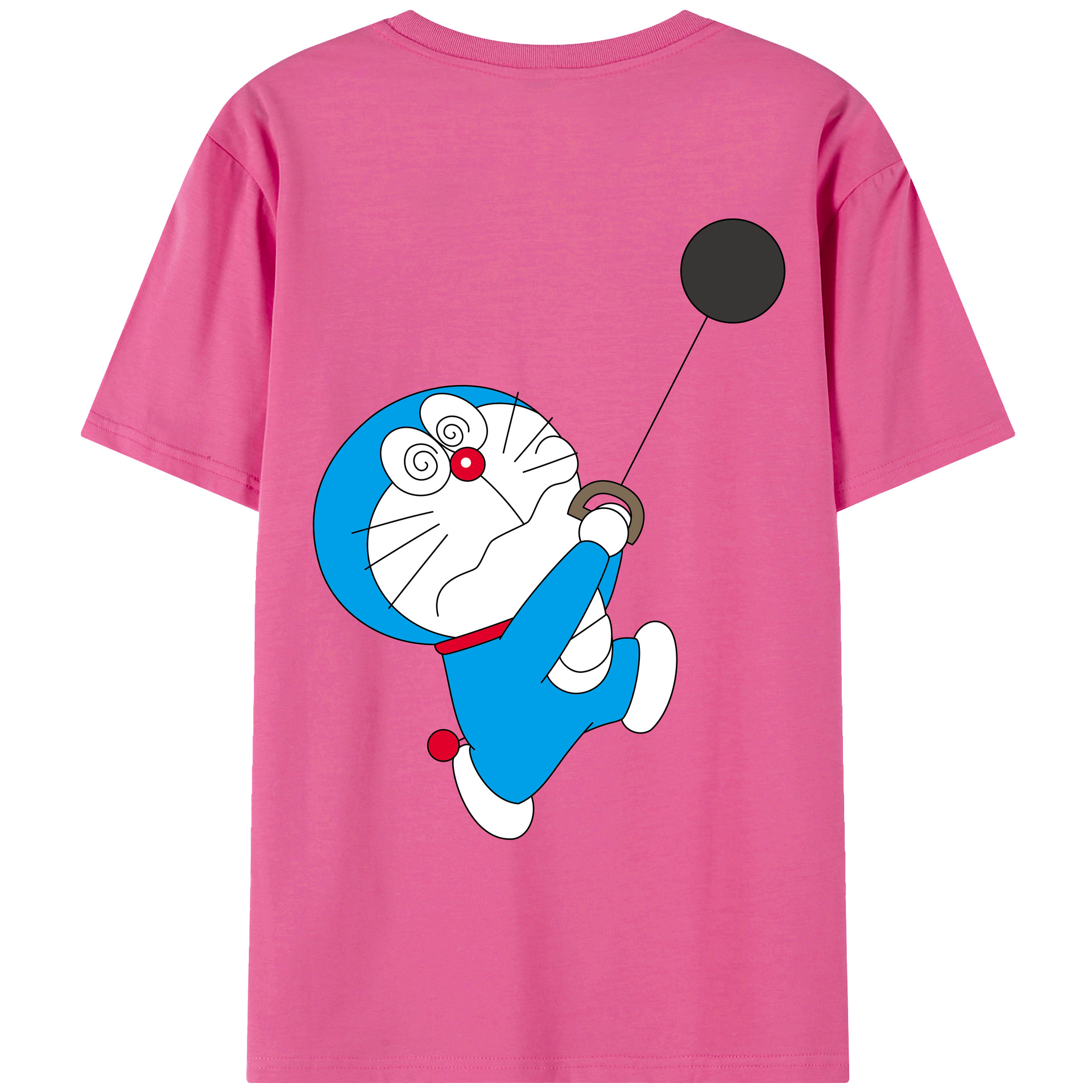 （画像用） ドラえもん Doraemon レディース半袖Tシャツ(バックプリント)