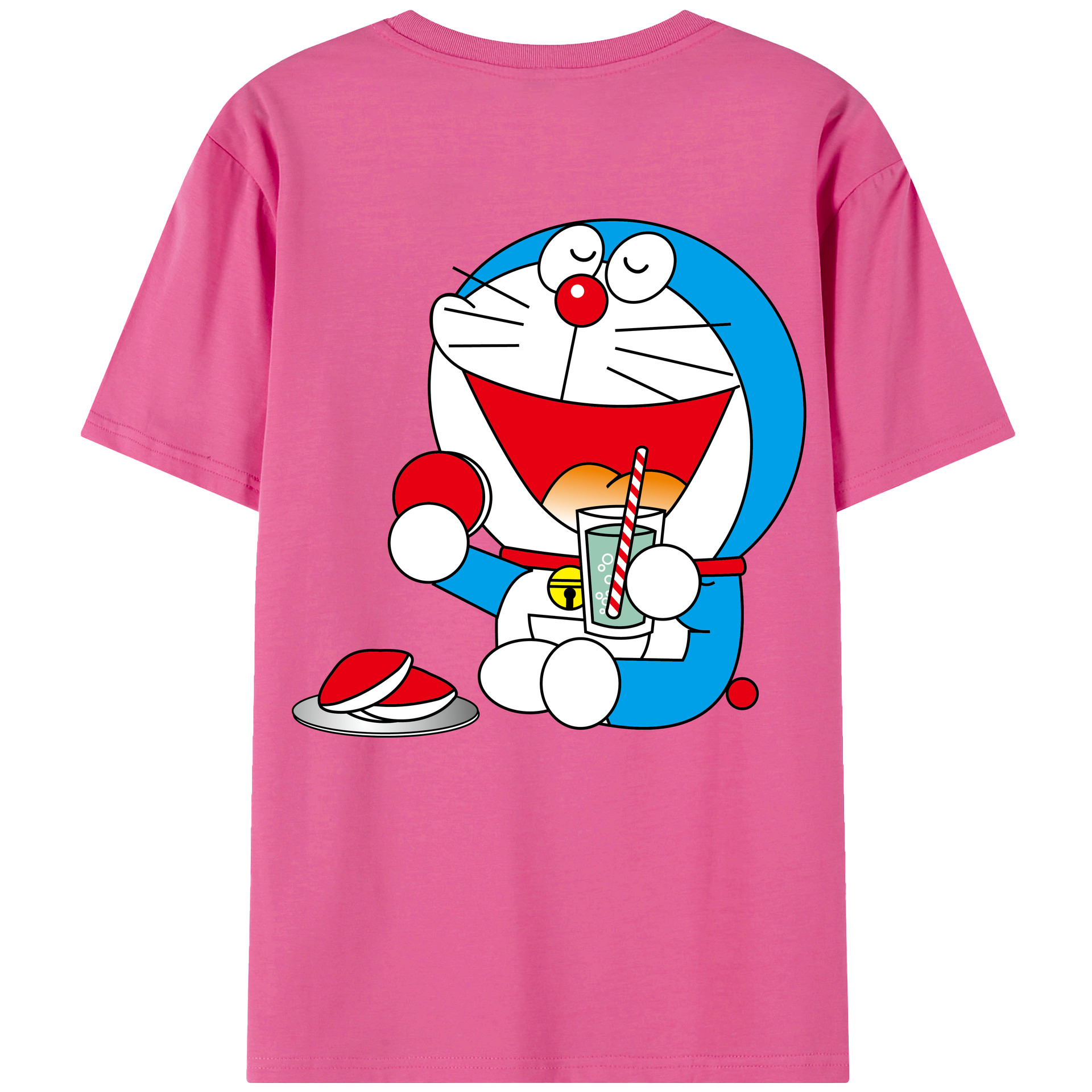 （画像用） ドラえもん Doraemon レディース半袖Tシャツ(バックプリント)