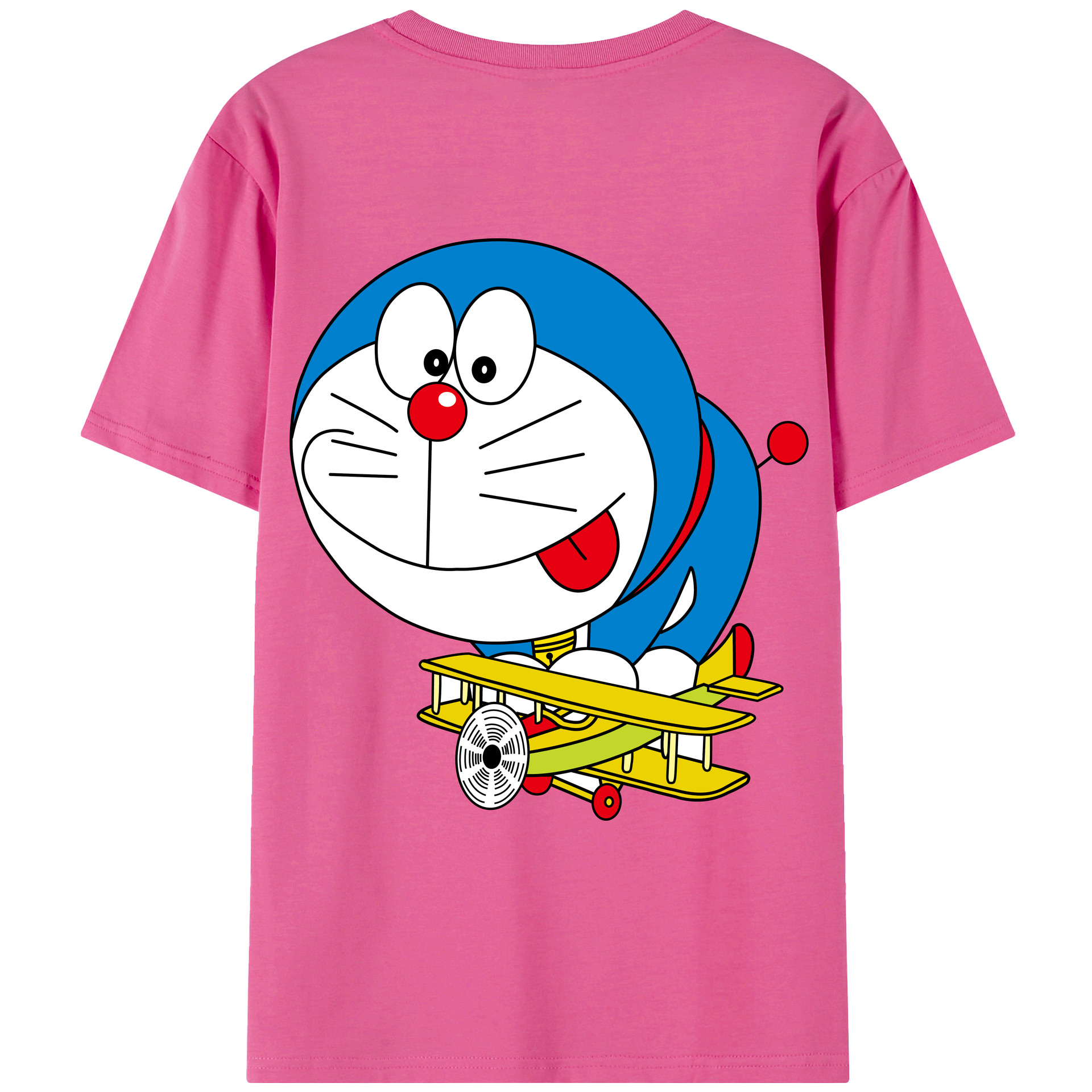 （画像用） ドラえもん Doraemon レディース半袖Tシャツ(バックプリント)