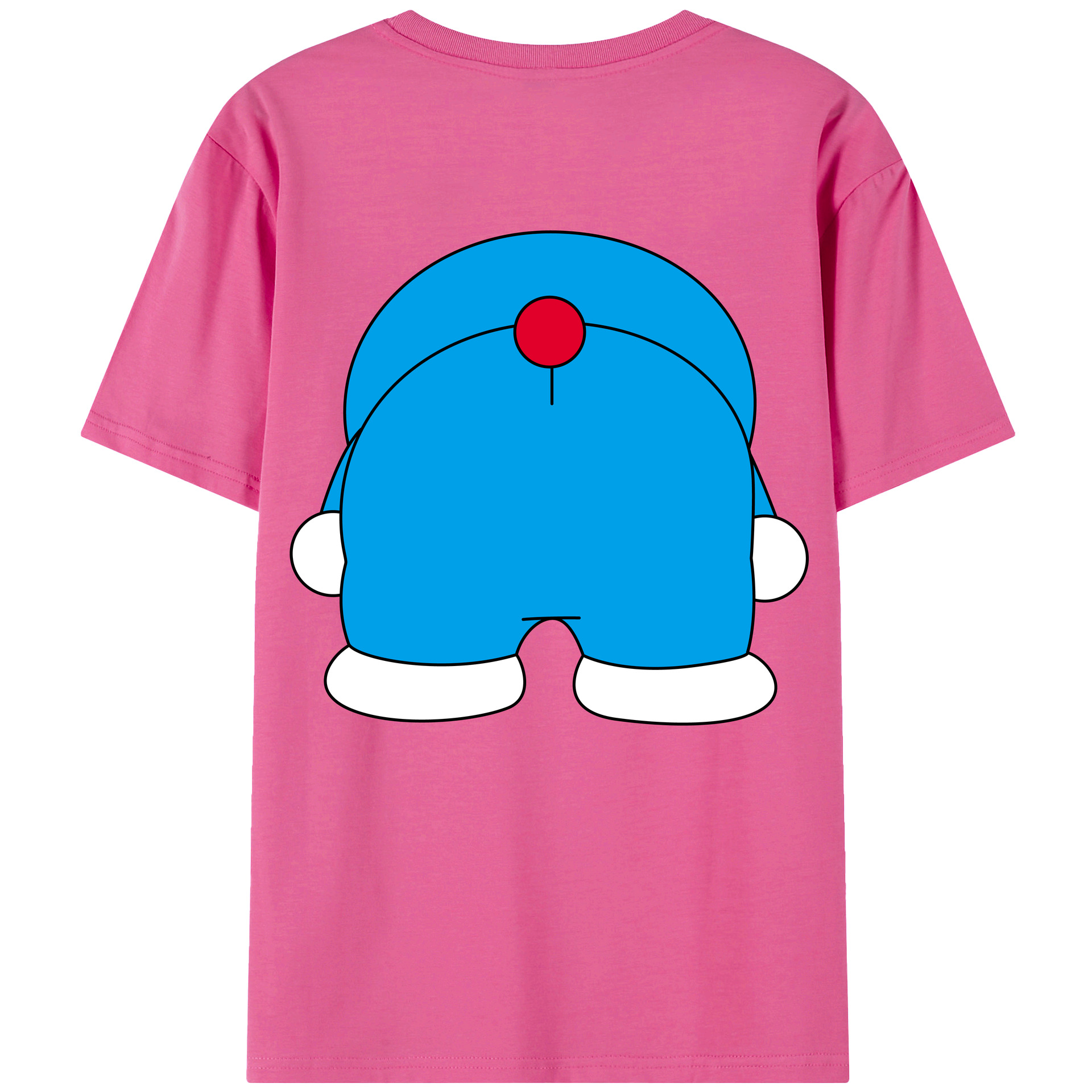 （画像用） ドラえもん Doraemon レディース半袖Tシャツ(バックプリント)