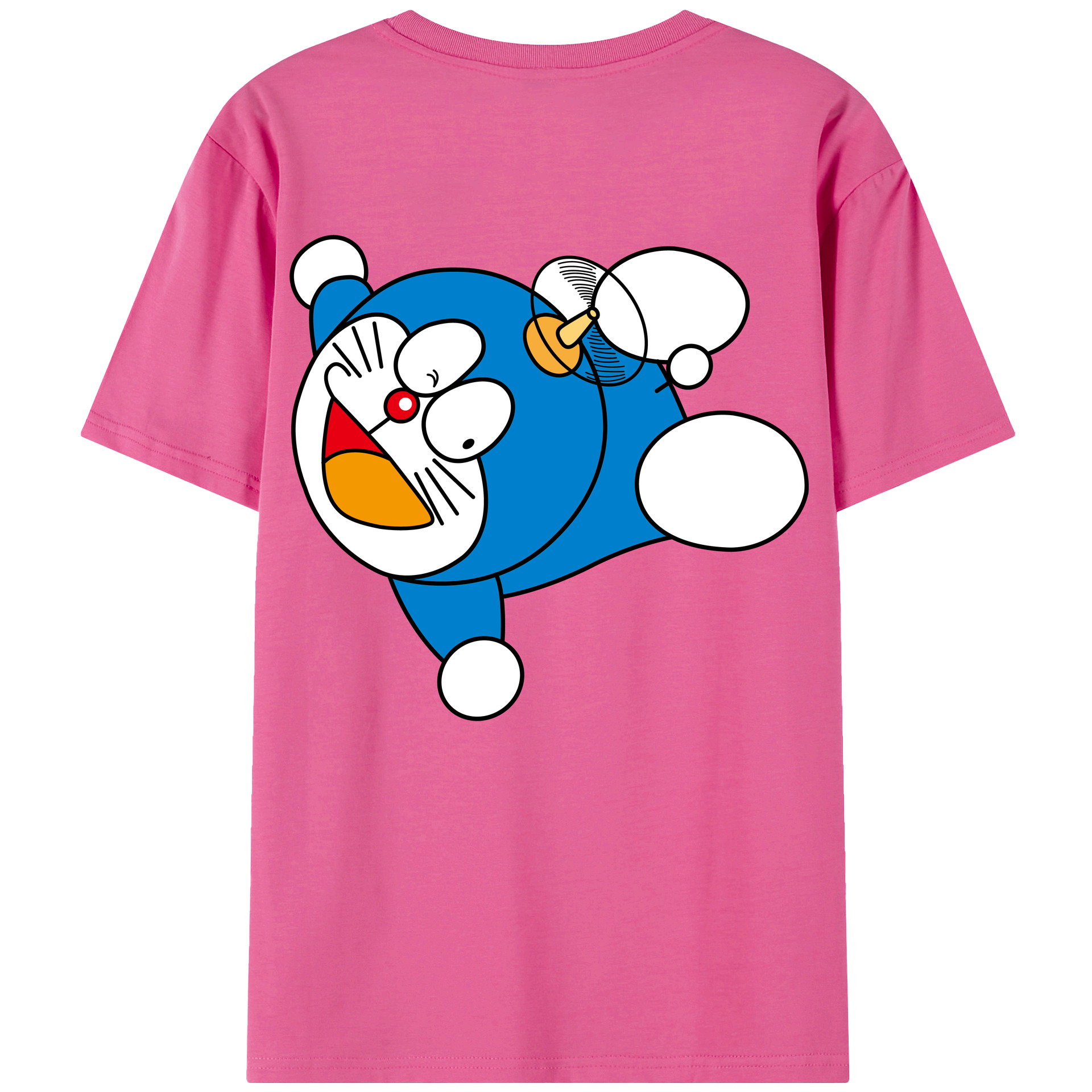 （画像用） ドラえもん Doraemon レディース半袖Tシャツ(バックプリント)
