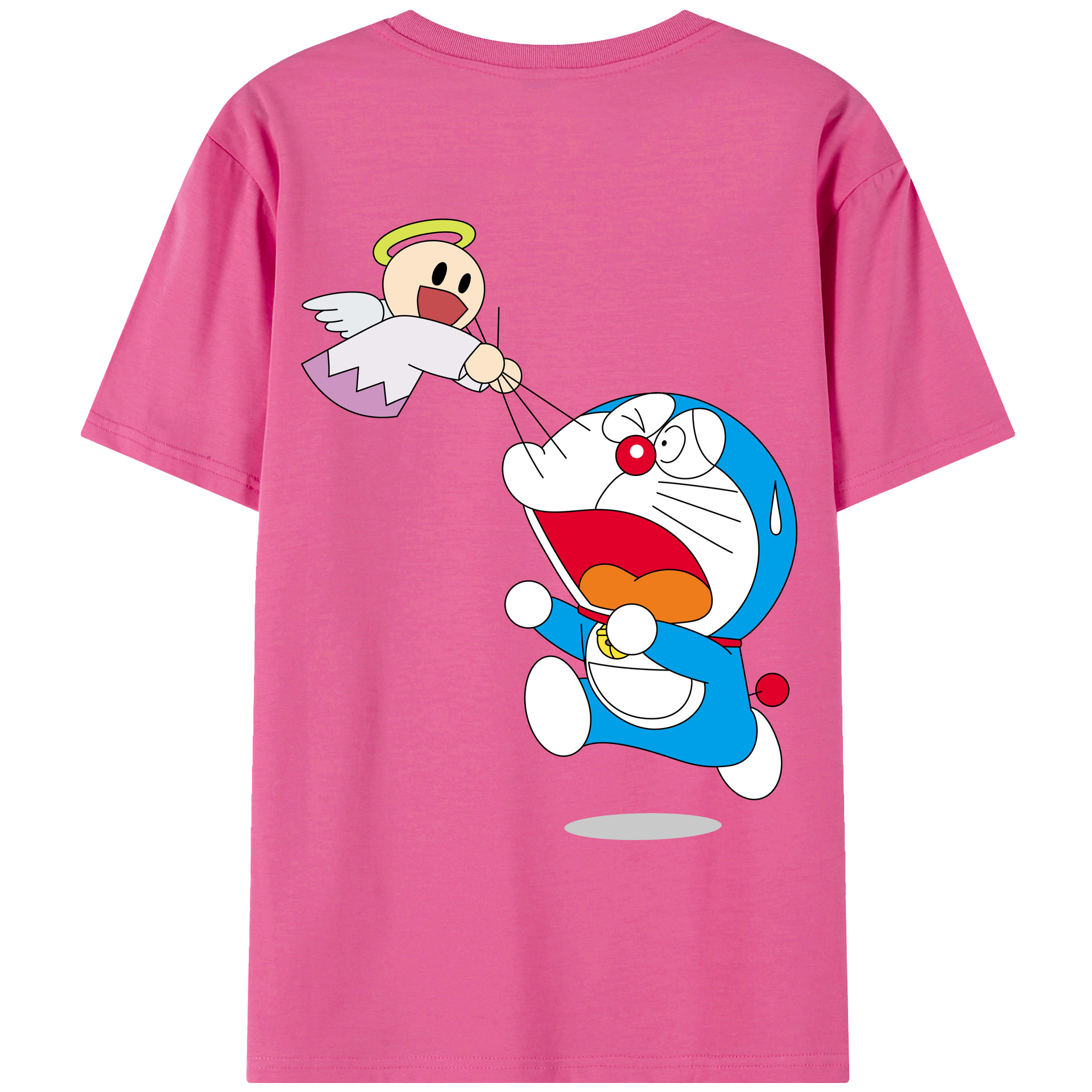 （画像用） ドラえもん Doraemon レディース半袖Tシャツ(バックプリント)