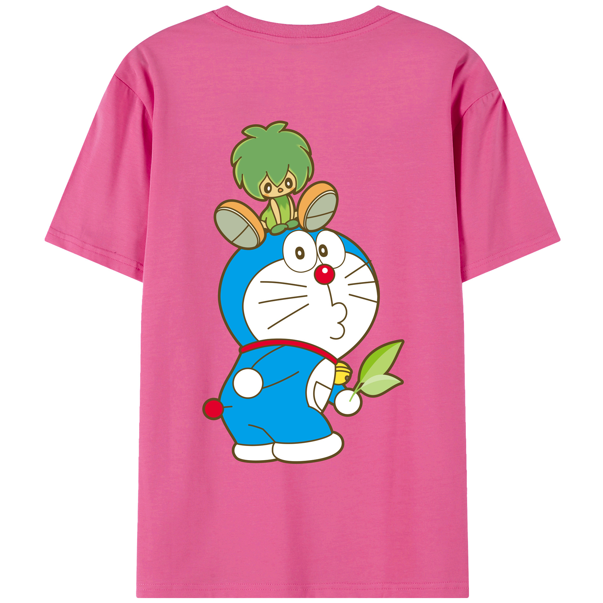 （画像用） ドラえもん Doraemon レディース半袖Tシャツ(バックプリント)