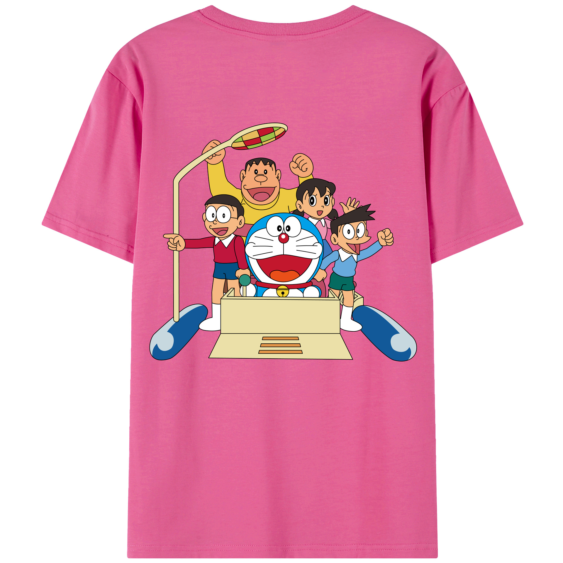 （画像用） ドラえもん 骨川 スネ夫 Doraemon Honekawa Suneo レディース半袖Tシャツ(バックプリント)