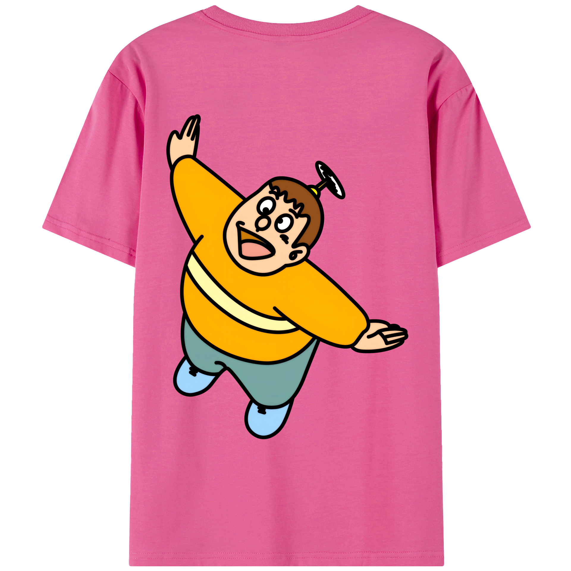 （画像用） ドラえもん 剛田武 Doraemon Gouta Takeshi レディース半袖Tシャツ(バックプリント)