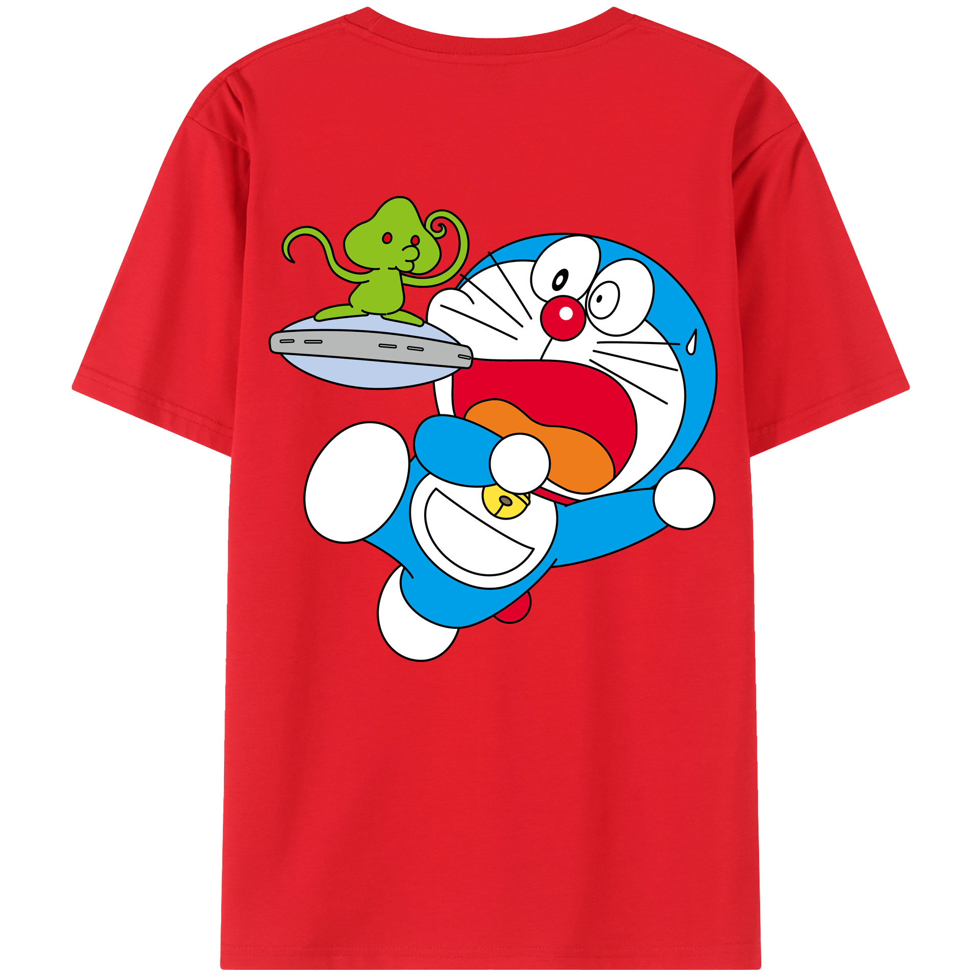 （画像用） ドラえもん Doraemon レディース半袖Tシャツ(バックプリント)