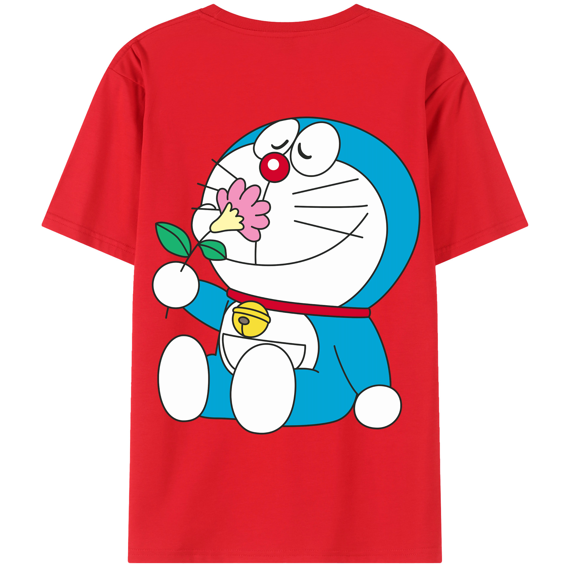 （画像用） ドラえもん Doraemon レディース半袖Tシャツ(バックプリント)
