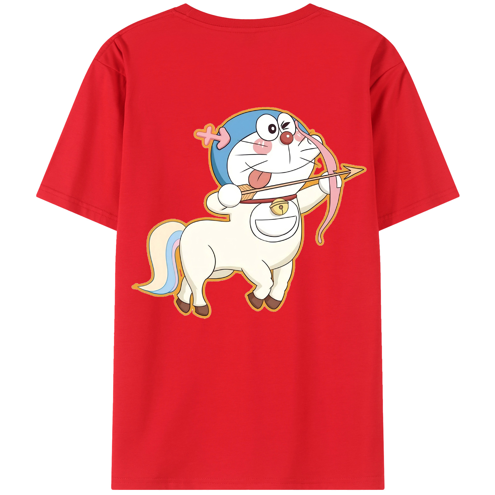 （画像用） ドラえもん Doraemon レディース半袖Tシャツ(バックプリント)