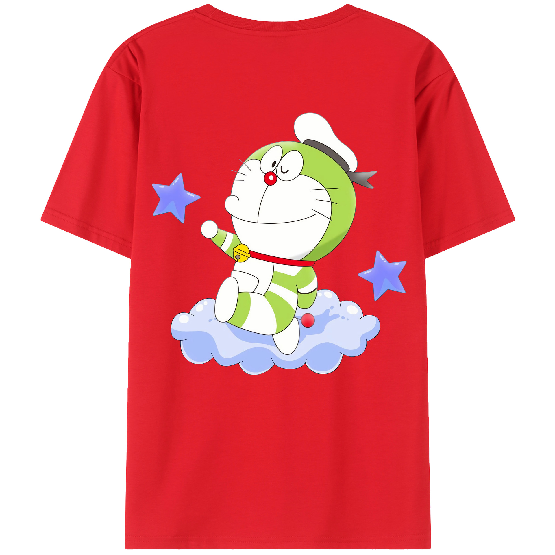 （画像用） ドラえもん Doraemon レディース半袖Tシャツ(バックプリント)