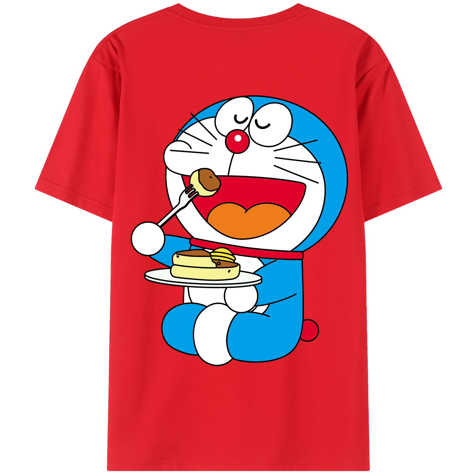 （画像用） ドラえもん Doraemon レディース半袖Tシャツ(バックプリント)