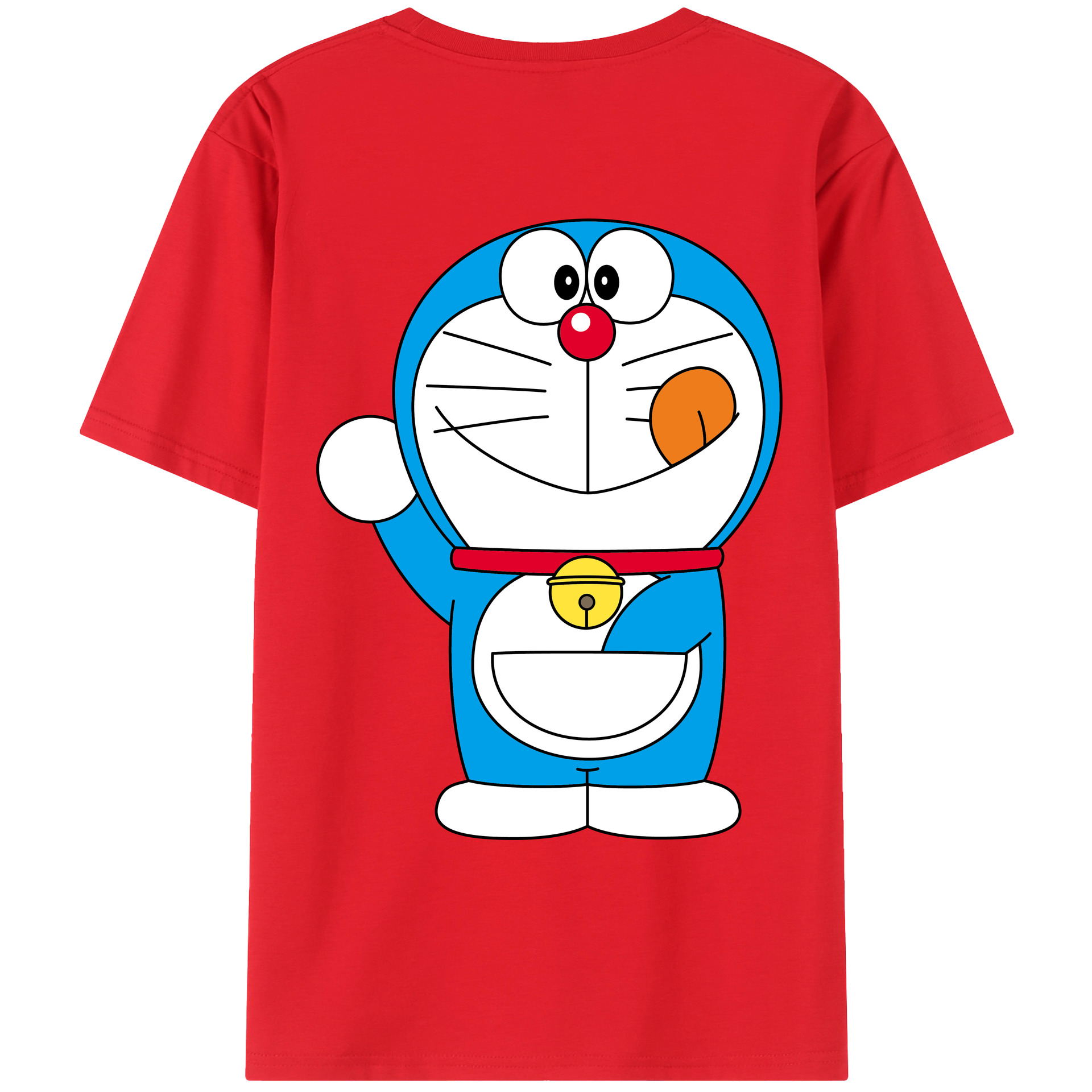 （画像用） ドラえもん Doraemon レディース半袖Tシャツ(バックプリント)