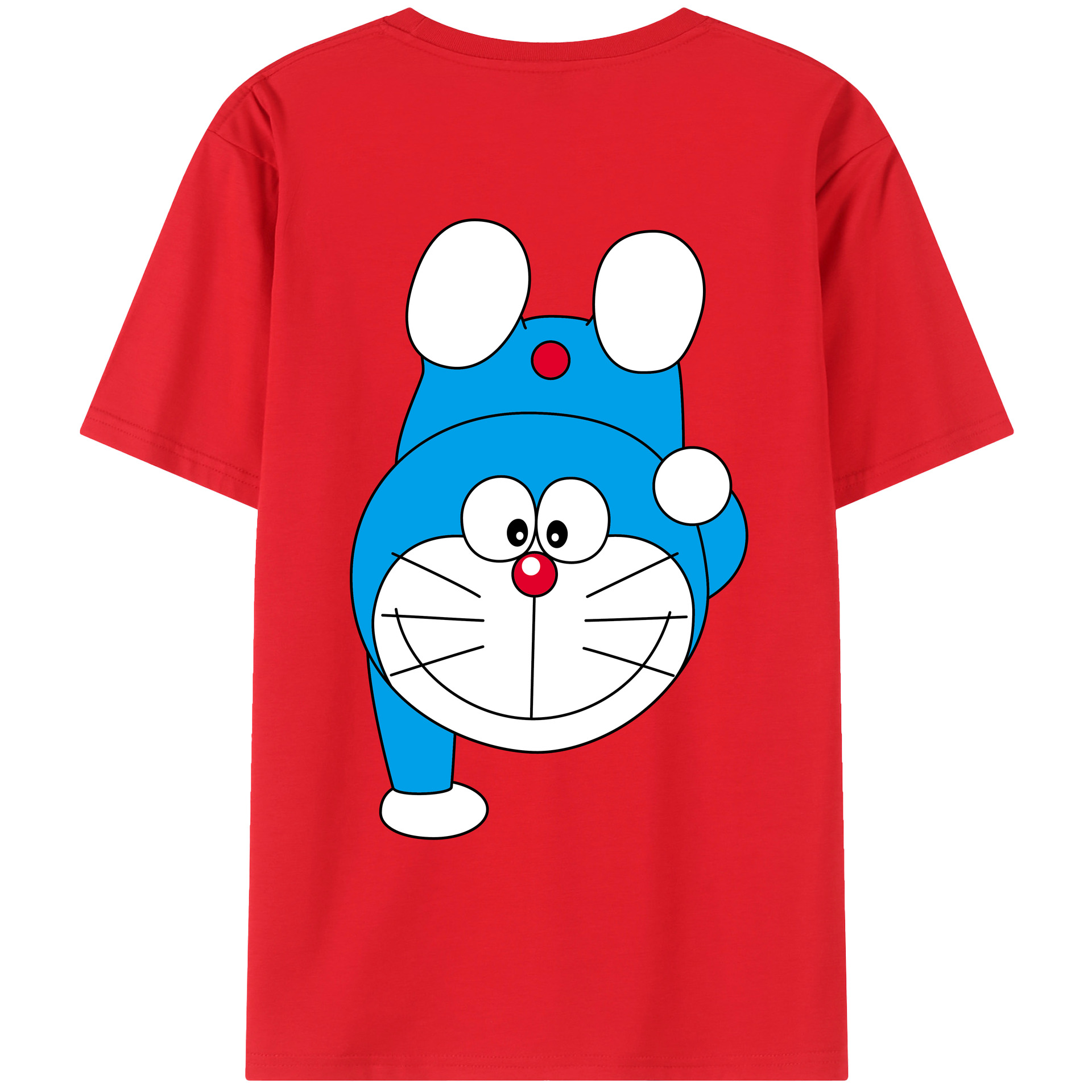 （画像用） ドラえもん Doraemon レディース半袖Tシャツ(バックプリント)