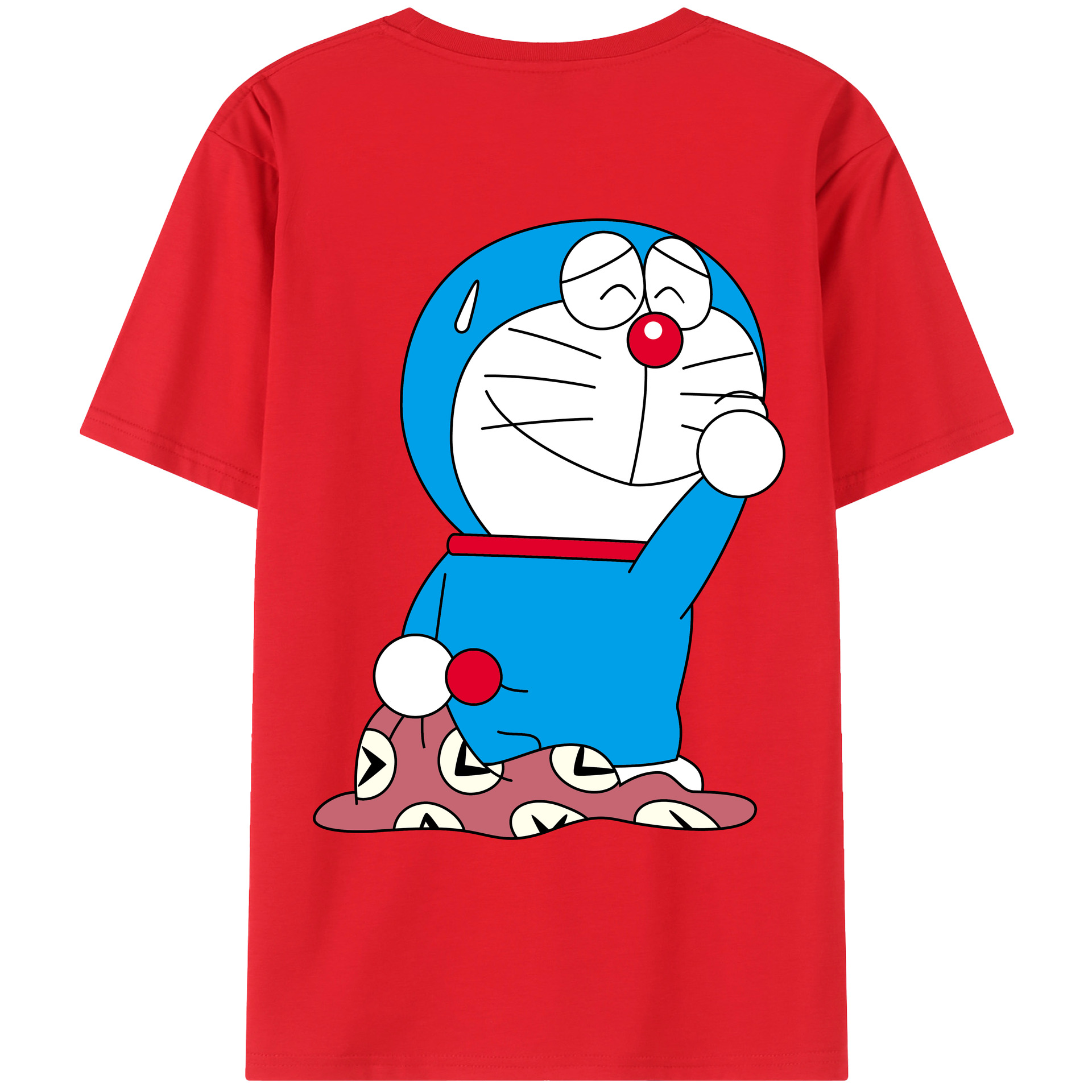 （画像用） ドラえもん Doraemon レディース半袖Tシャツ(バックプリント)