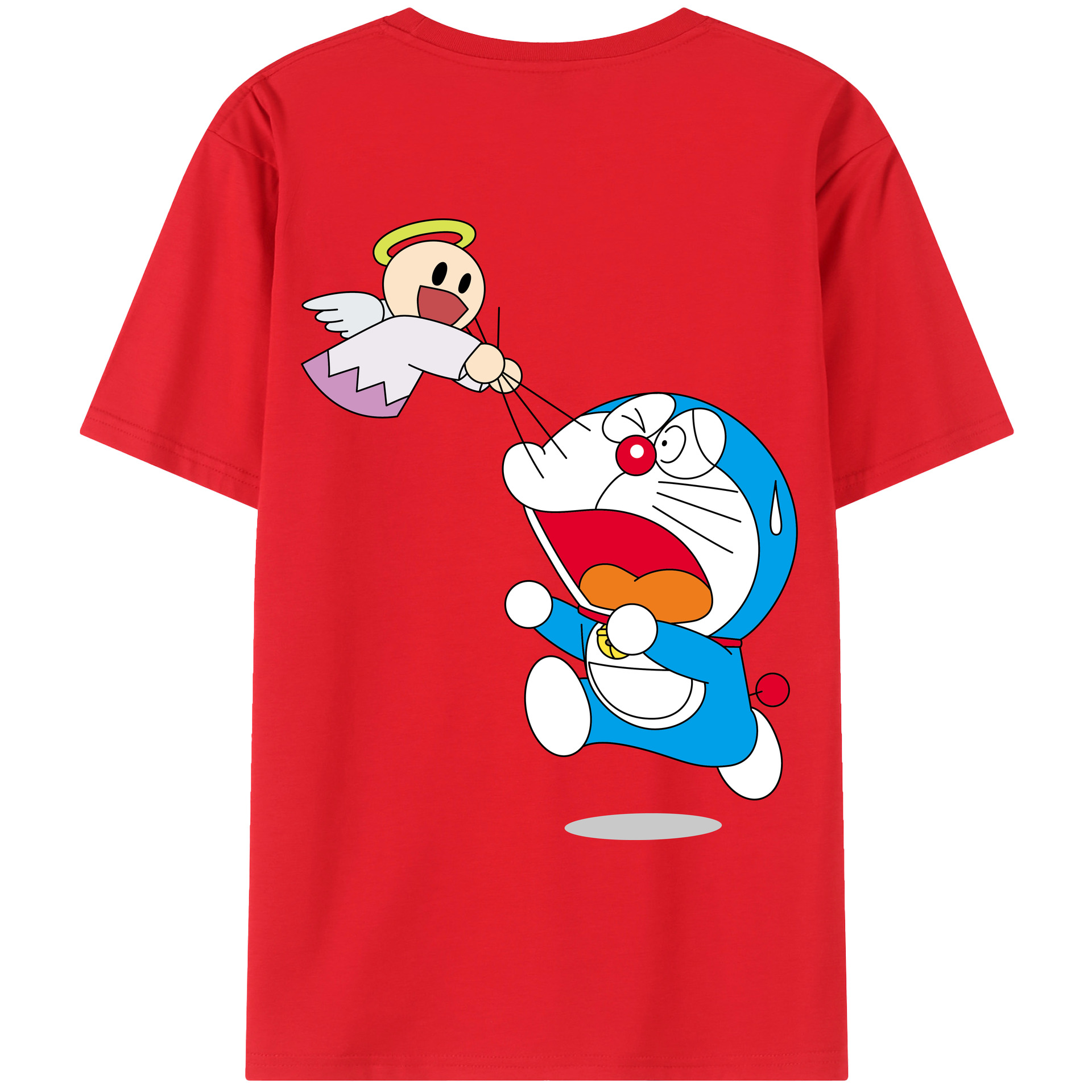 （画像用） ドラえもん Doraemon レディース半袖Tシャツ(バックプリント)