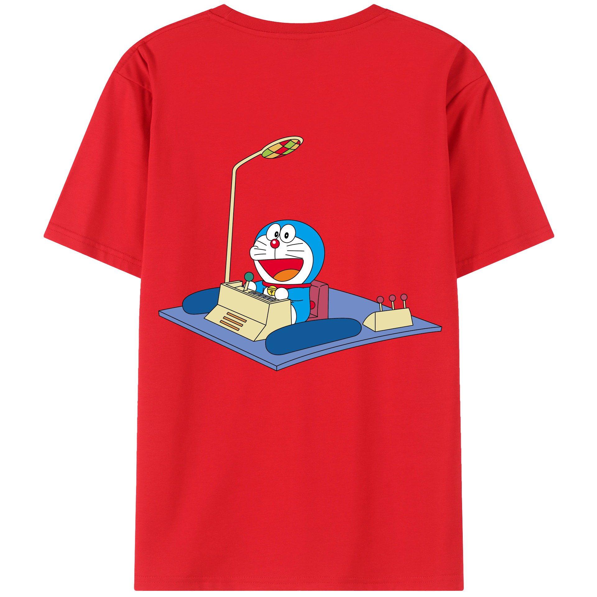 （画像用） ドラえもん Doraemon レディース半袖Tシャツ(バックプリント)