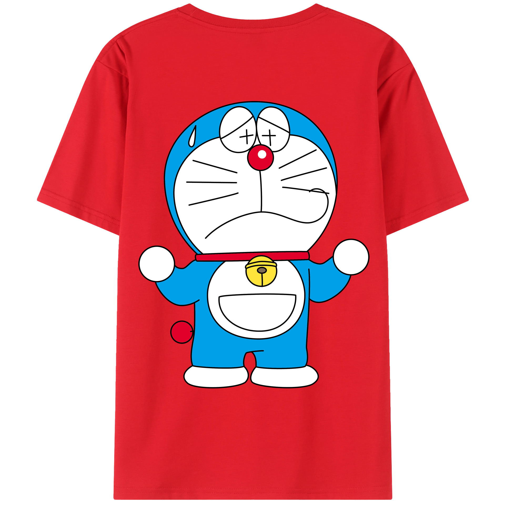 （画像用） ドラえもん Doraemon レディース半袖Tシャツ(バックプリント)