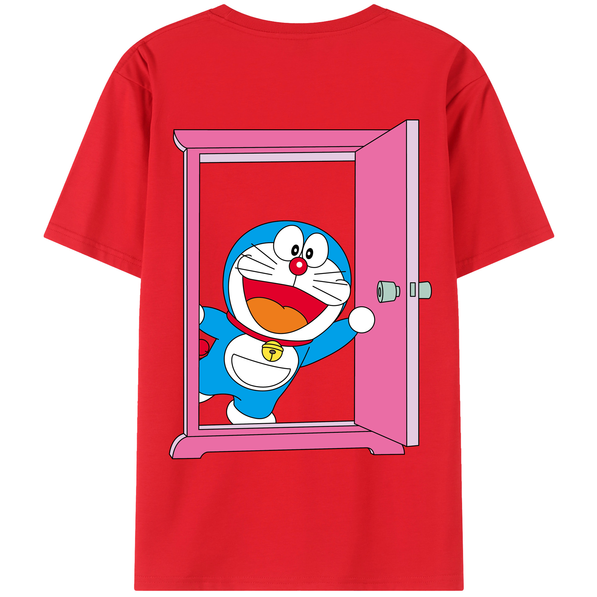 （画像用） ドラえもん Doraemon レディース半袖Tシャツ(バックプリント)