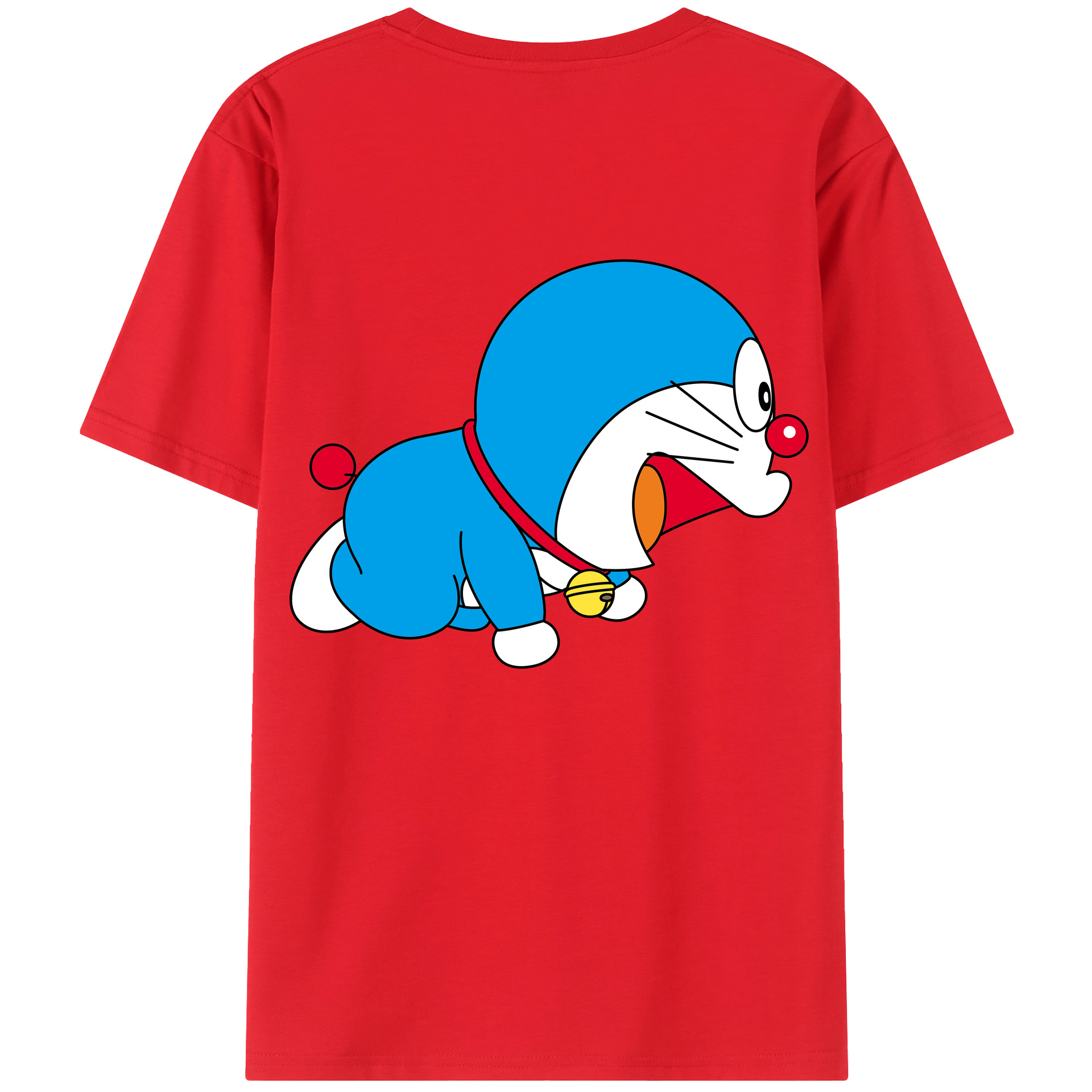 （画像用） ドラえもん Doraemon レディース半袖Tシャツ(バックプリント)