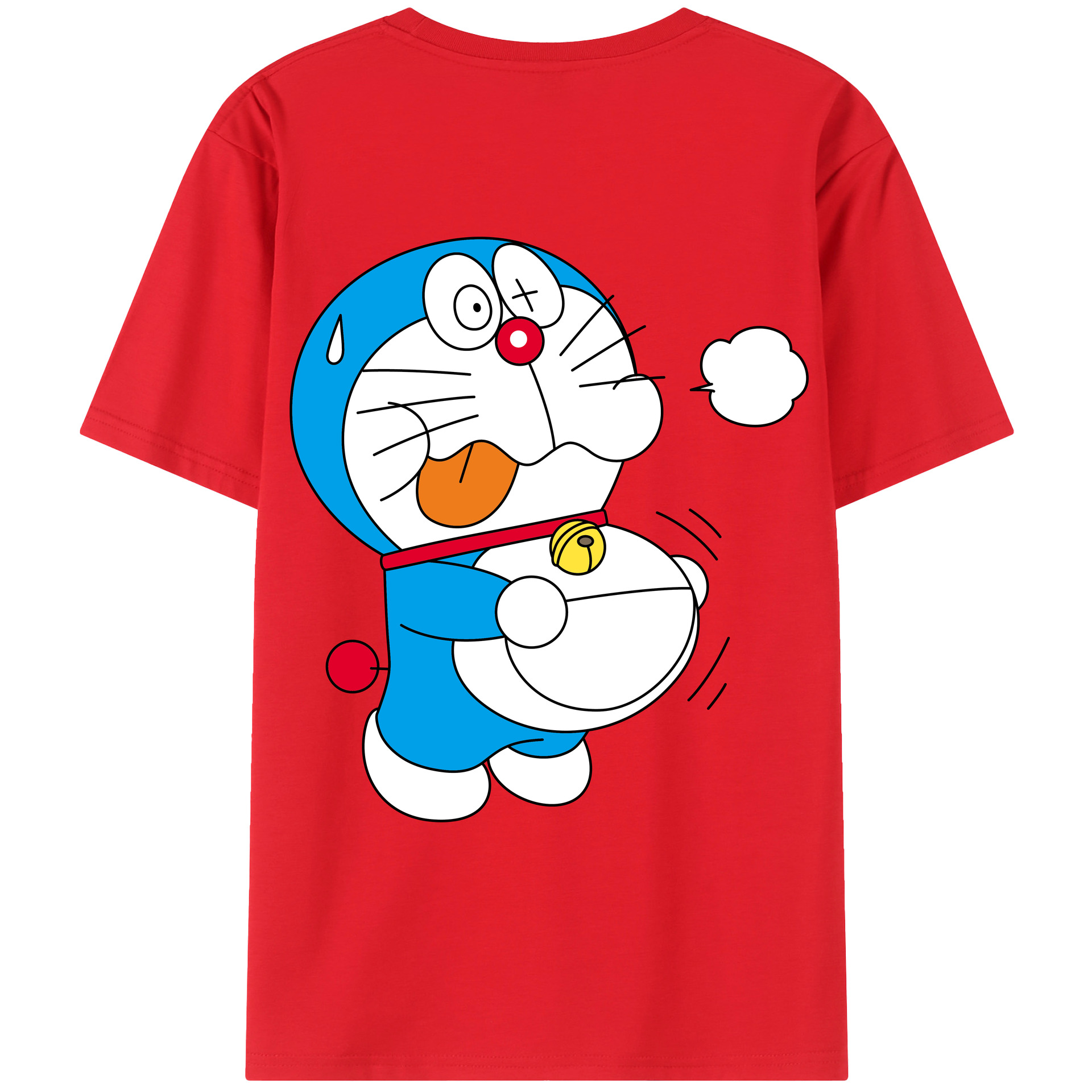 （画像用） ドラえもん Doraemon レディース半袖Tシャツ(バックプリント)