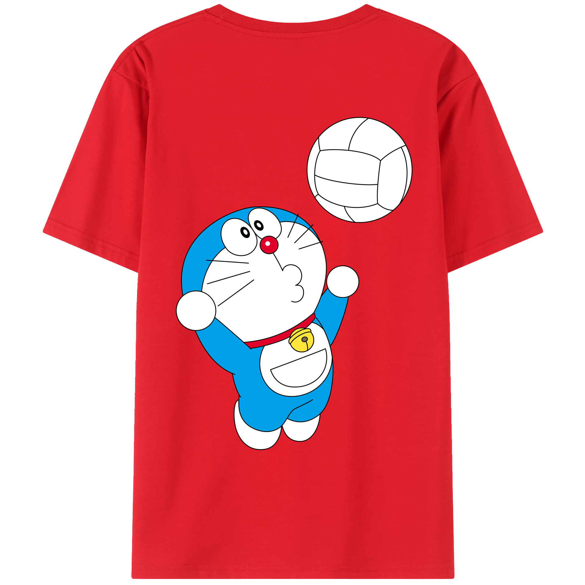 （画像用） ドラえもん Doraemon レディース半袖Tシャツ(バックプリント)