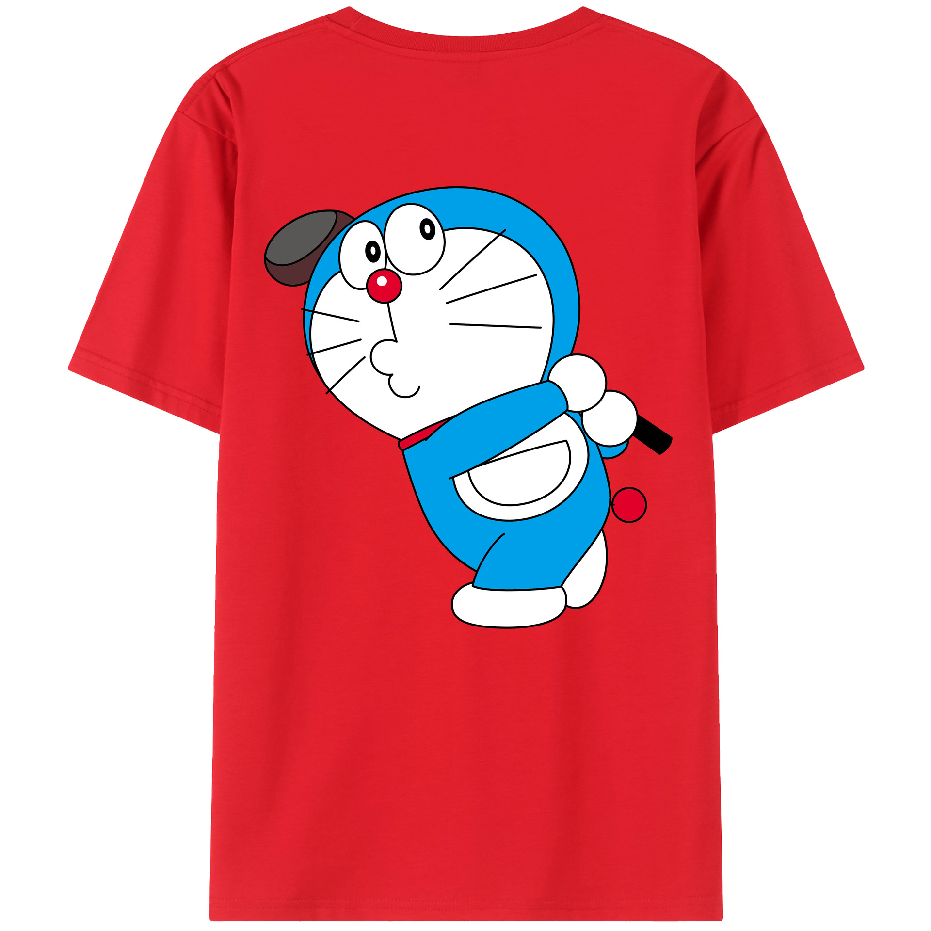 （画像用） ドラえもん Doraemon レディース半袖Tシャツ(バックプリント)