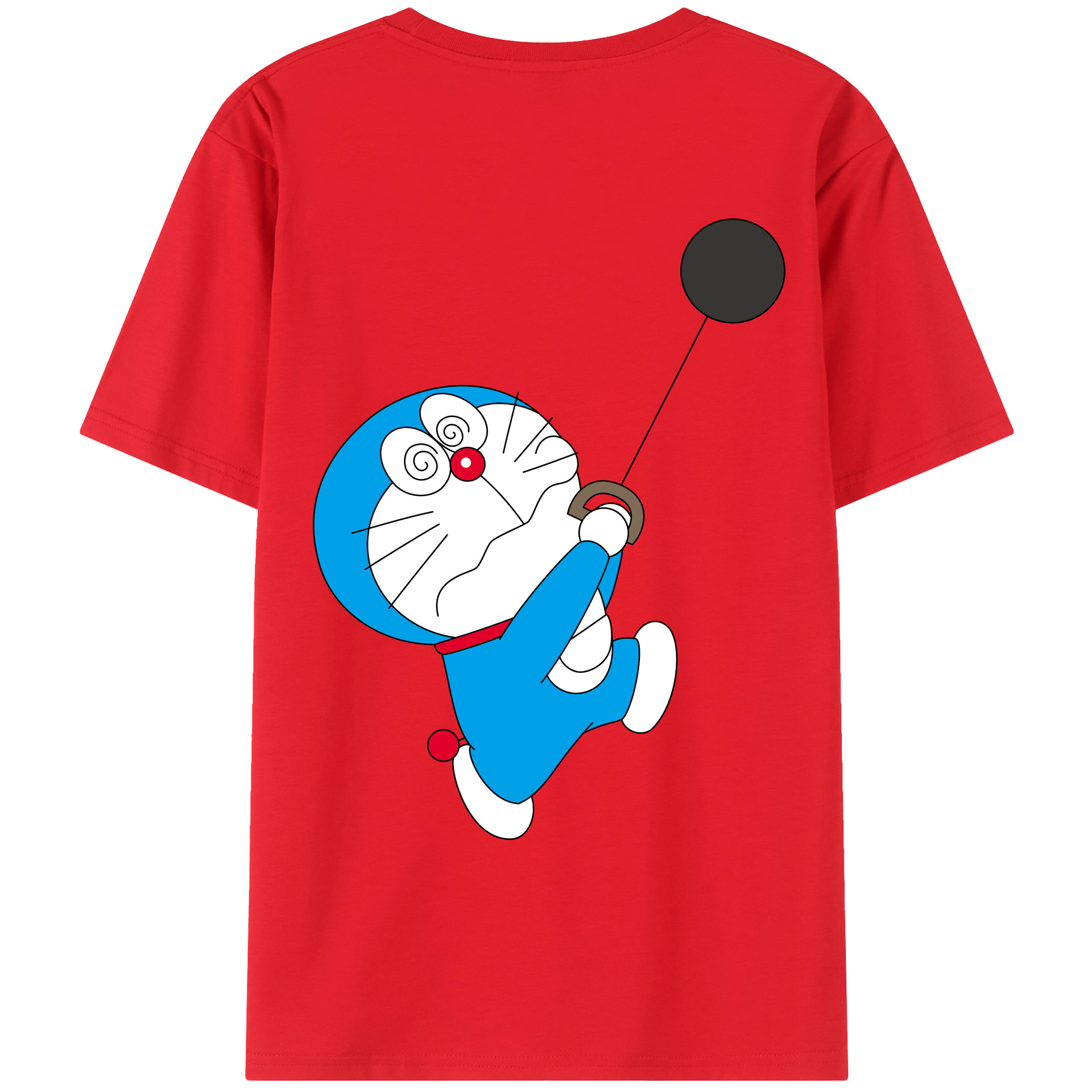 （画像用） ドラえもん Doraemon レディース半袖Tシャツ(バックプリント)