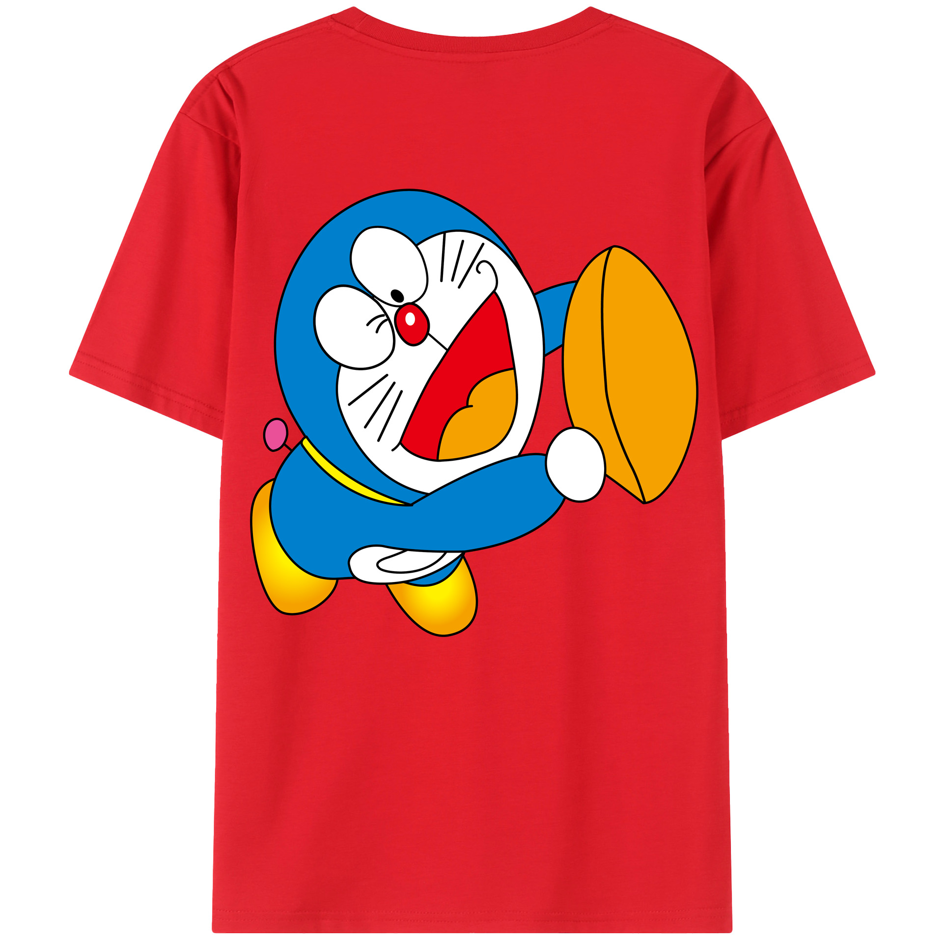 （画像用） ドラえもん Doraemon レディース半袖Tシャツ(バックプリント)