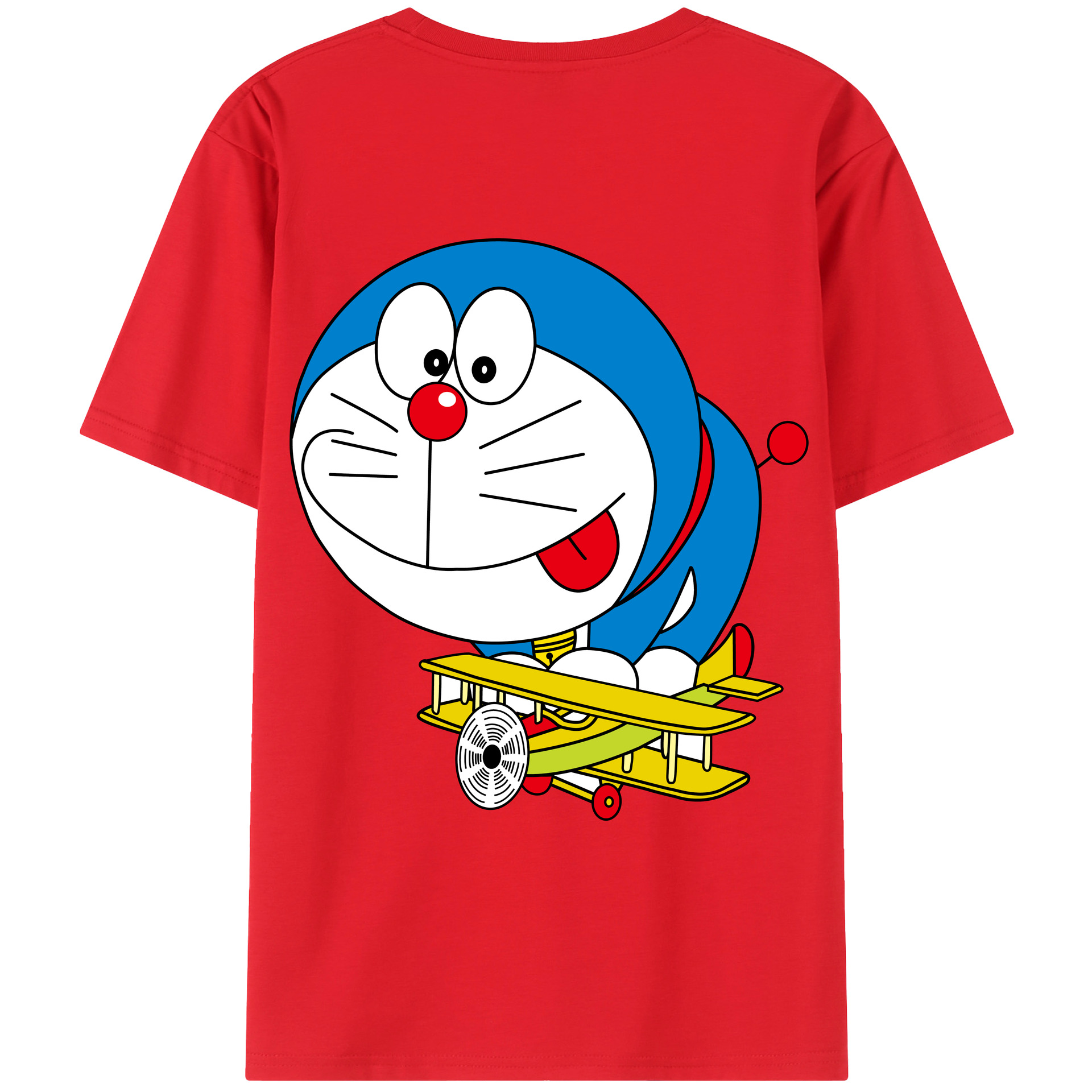 （画像用） ドラえもん Doraemon レディース半袖Tシャツ(バックプリント)